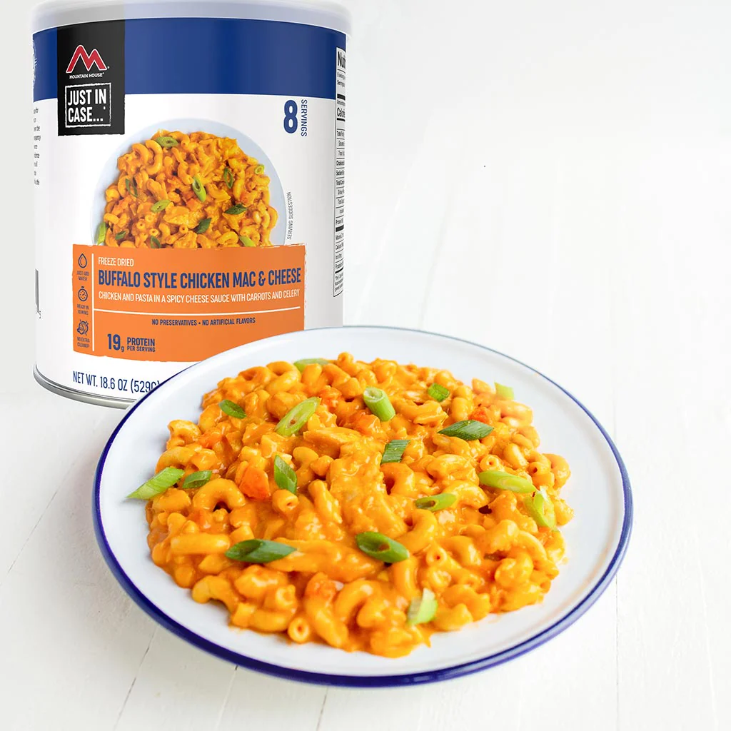 Freeze Dried Buffalo Style Chicken Mac & Cheese by Mountain House, #10 Can