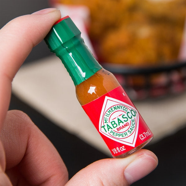 Condiment - 12 Tabasco Pepper Sauce Bottles (Red Bottle)