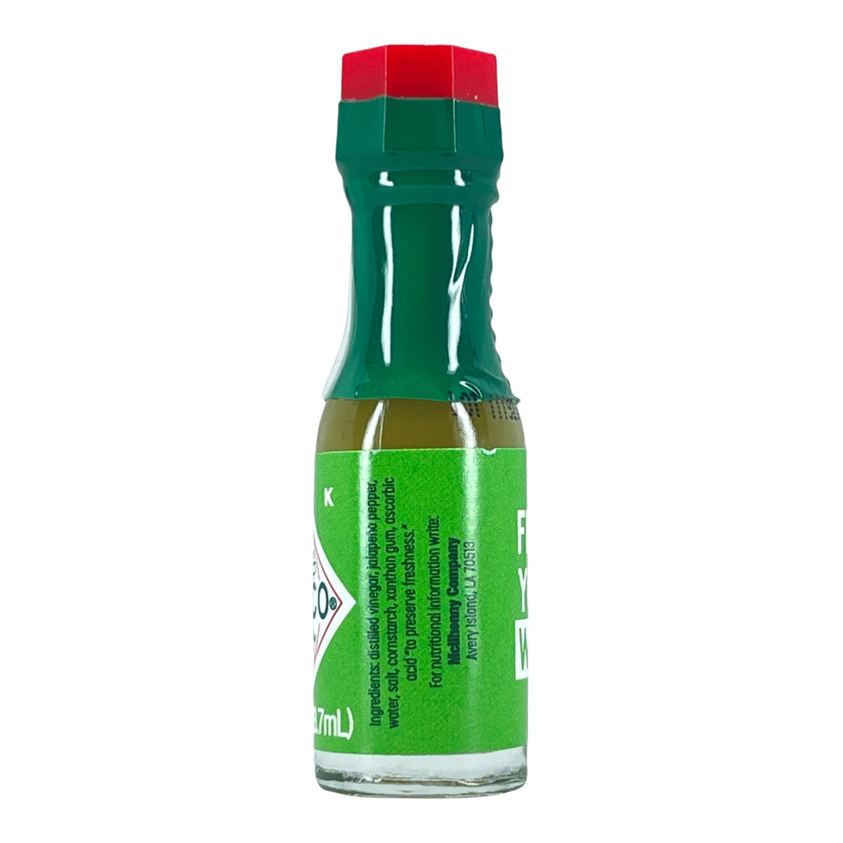 Condiment - 12 Tabasco Pepper Sauce Bottles (Green Bottle)