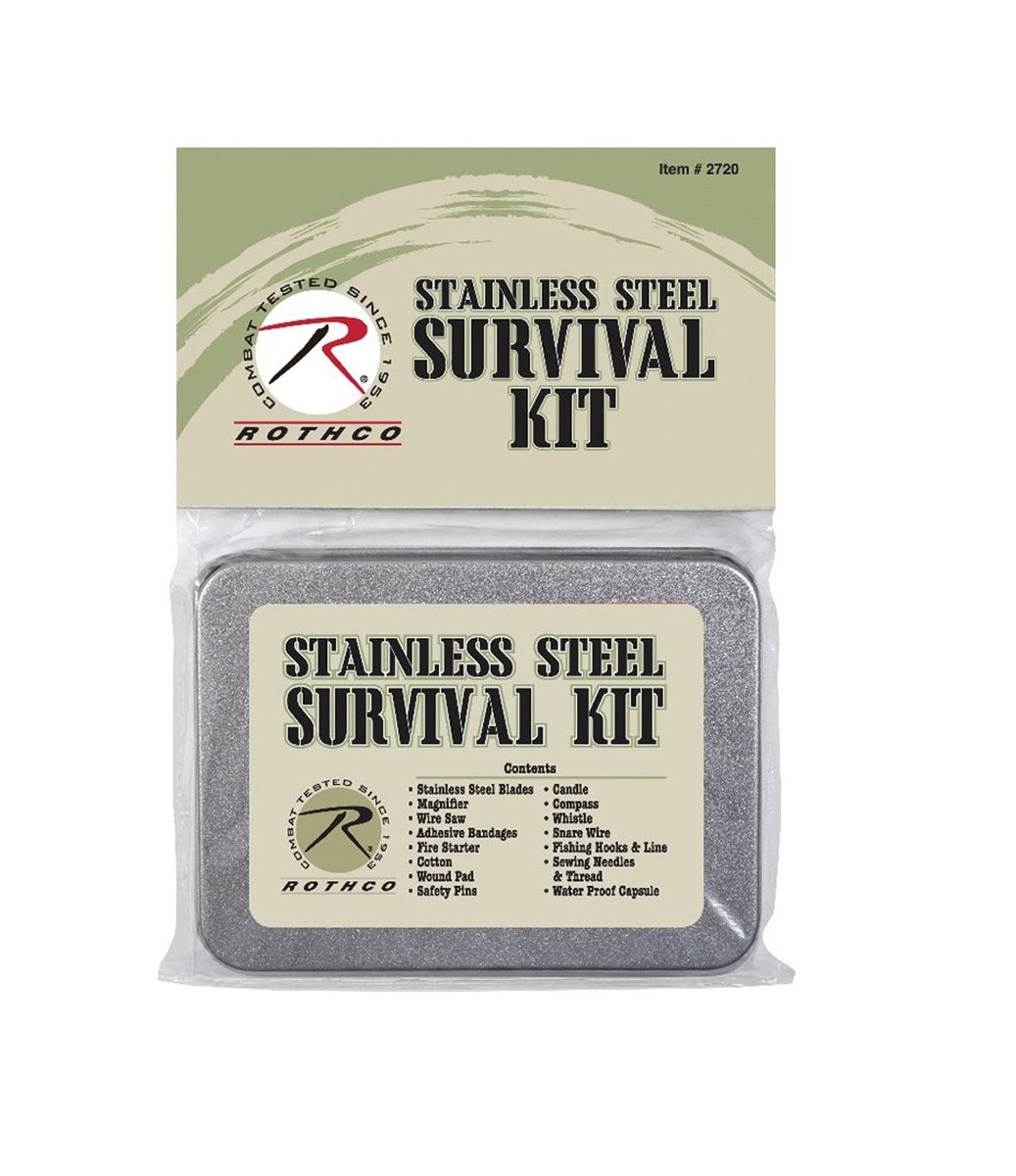 Rothco Stainless Steel Survival Kit