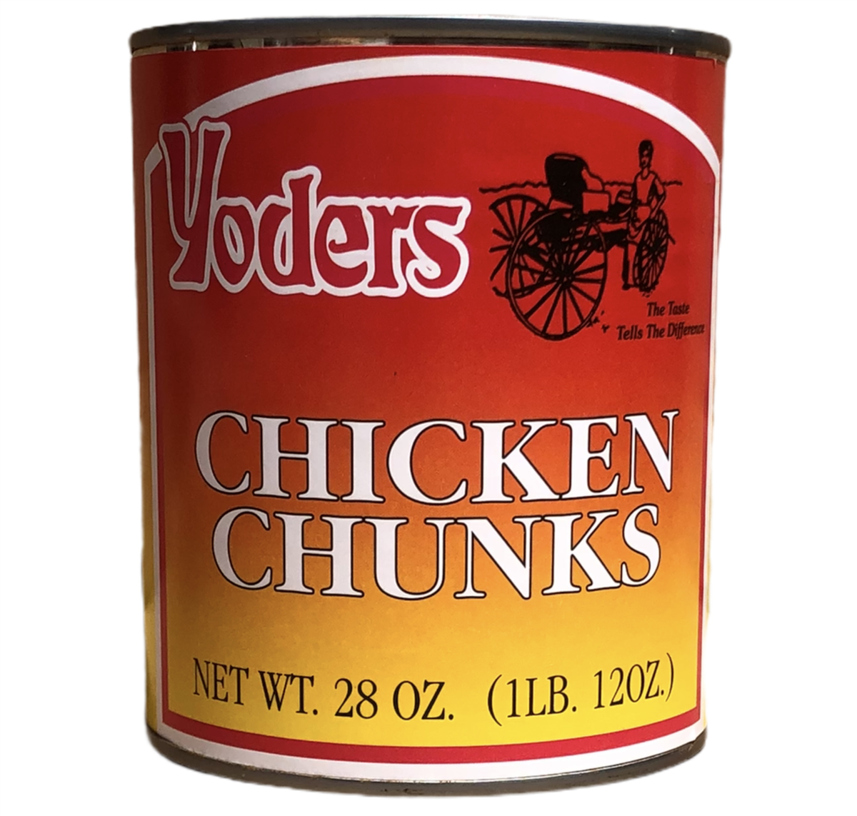 Case (12 Cans) of Yoder's fresh REAL Canned Chicken Chunks