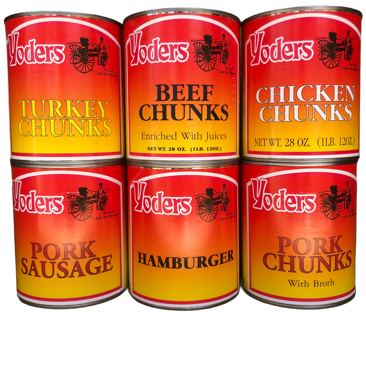 6 Can Yoder's Meat Sampler Pack