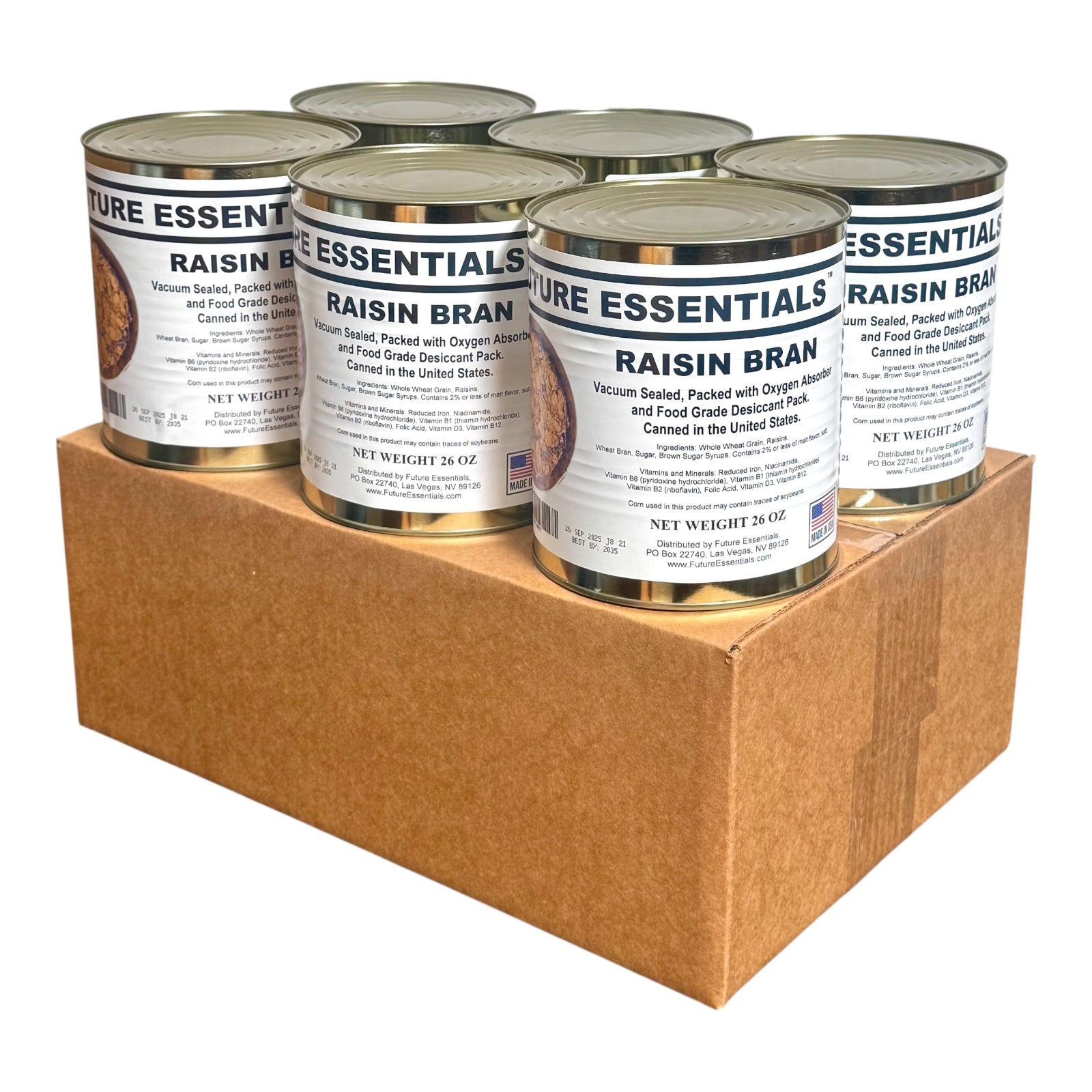 Future Essentials Raisin Bran Cereal, #10 Can