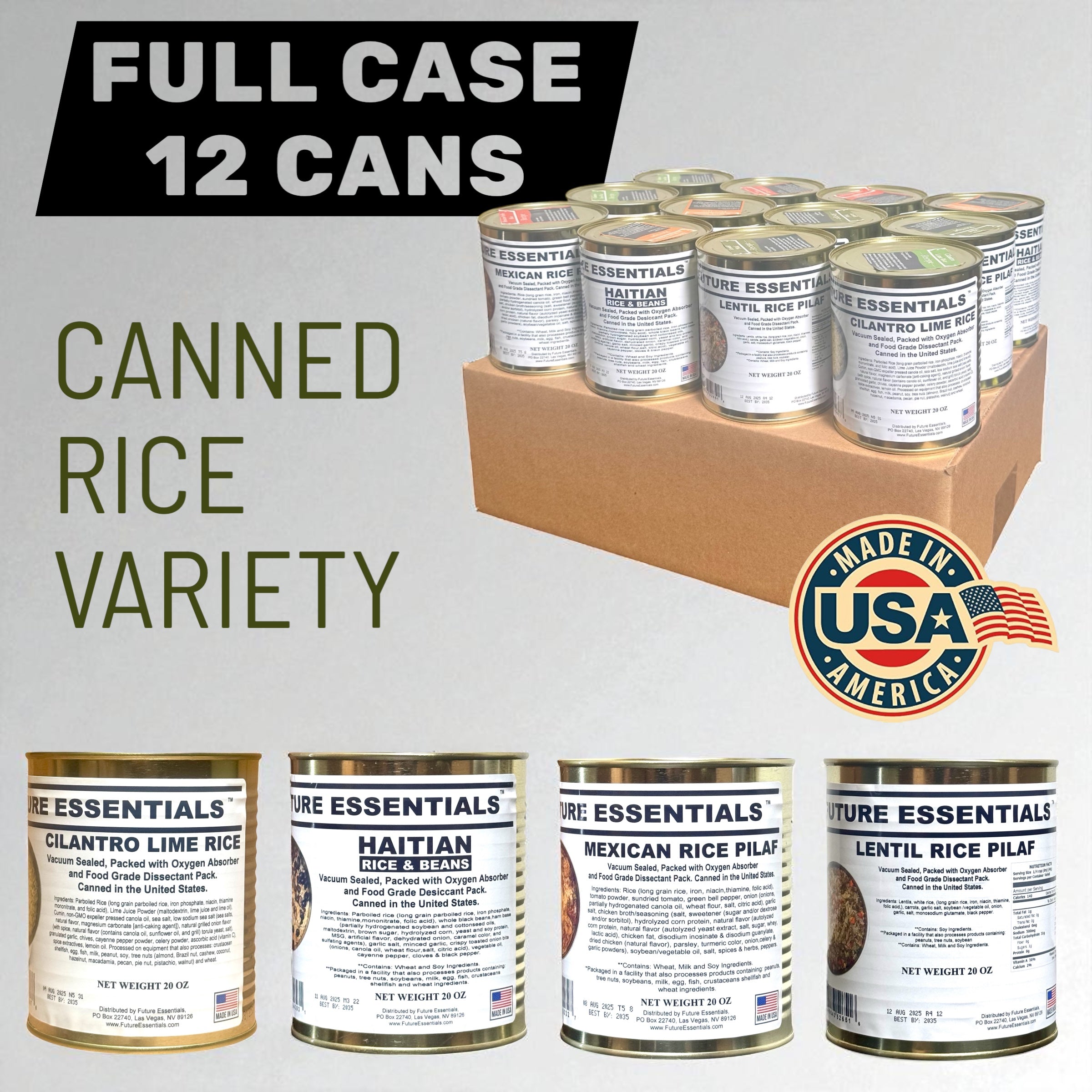 Canned Rice Variety
