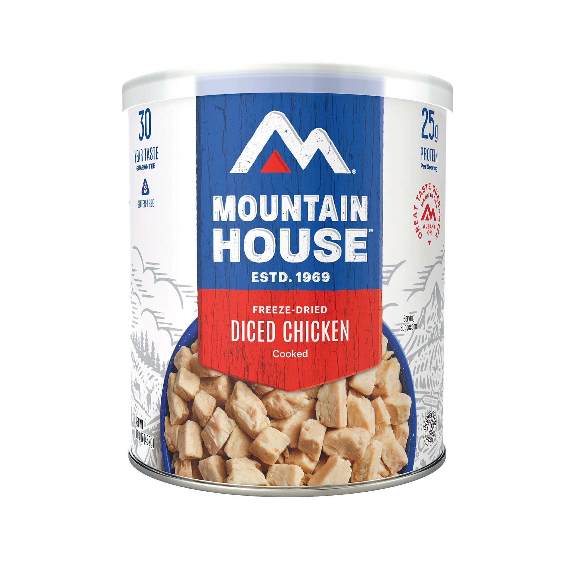 Freeze Dried Cooked Chicken by Mountain House, #10 Can