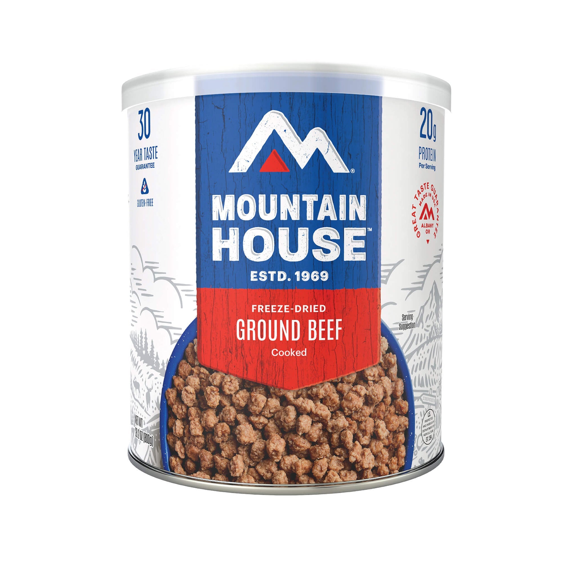 Freeze Dried Ground Beef by Mountain House, #10 Can