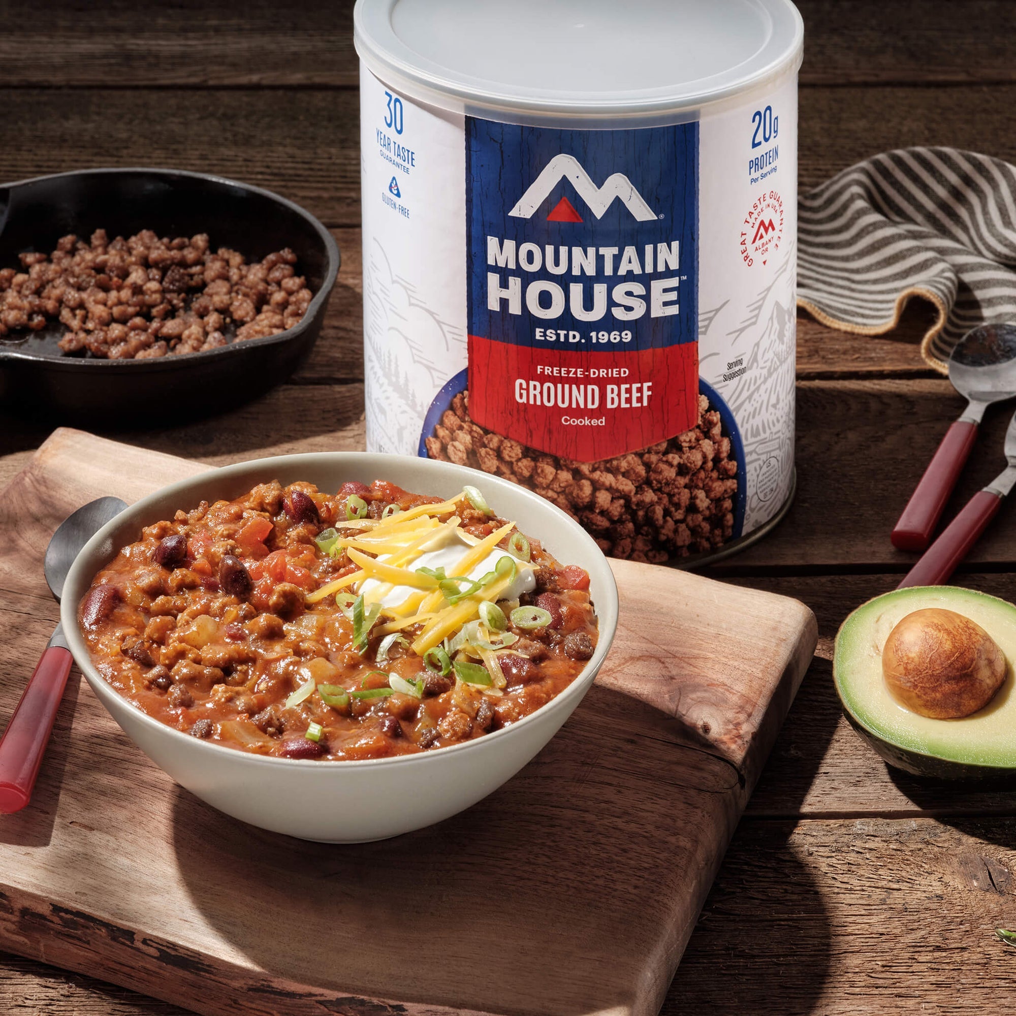 Freeze Dried Ground Beef by Mountain House, #10 Can