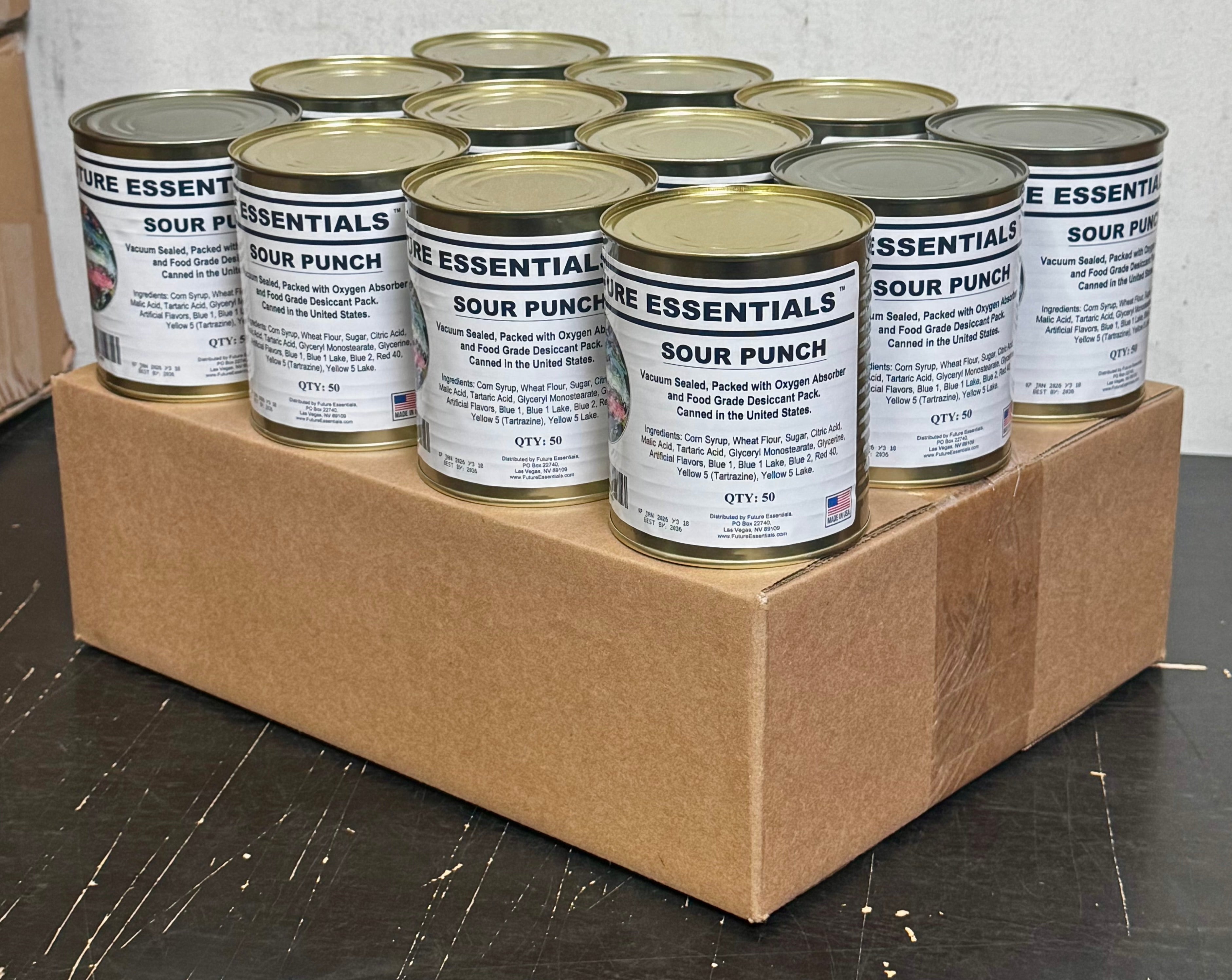 Future Essentials Fifty (50) Sour Punch Twists