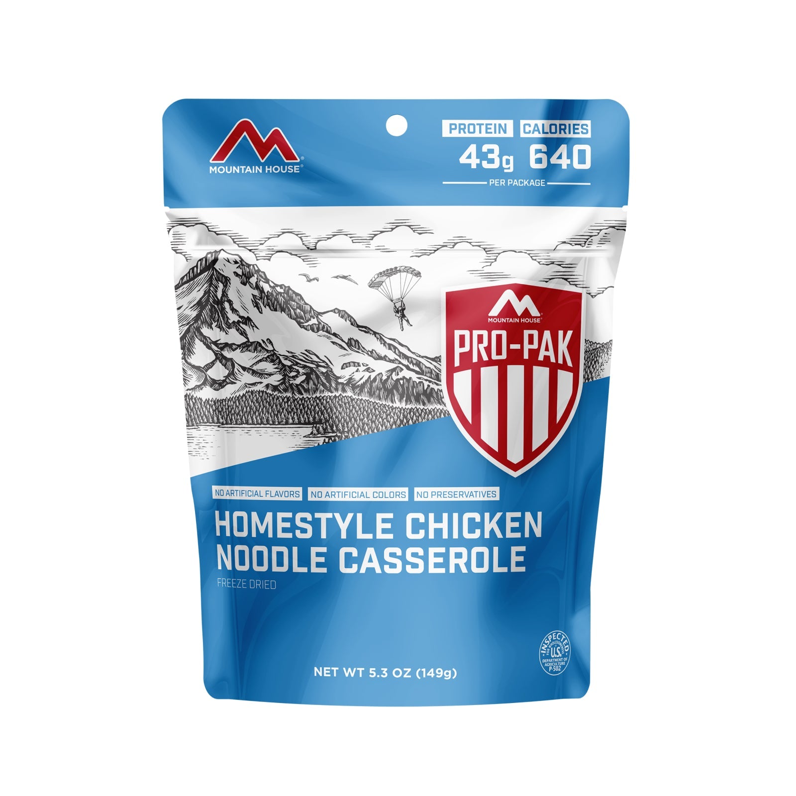 Homestyle Chicken Noodle Casserole, Freeze Dried, PRO PAK by Mountain House