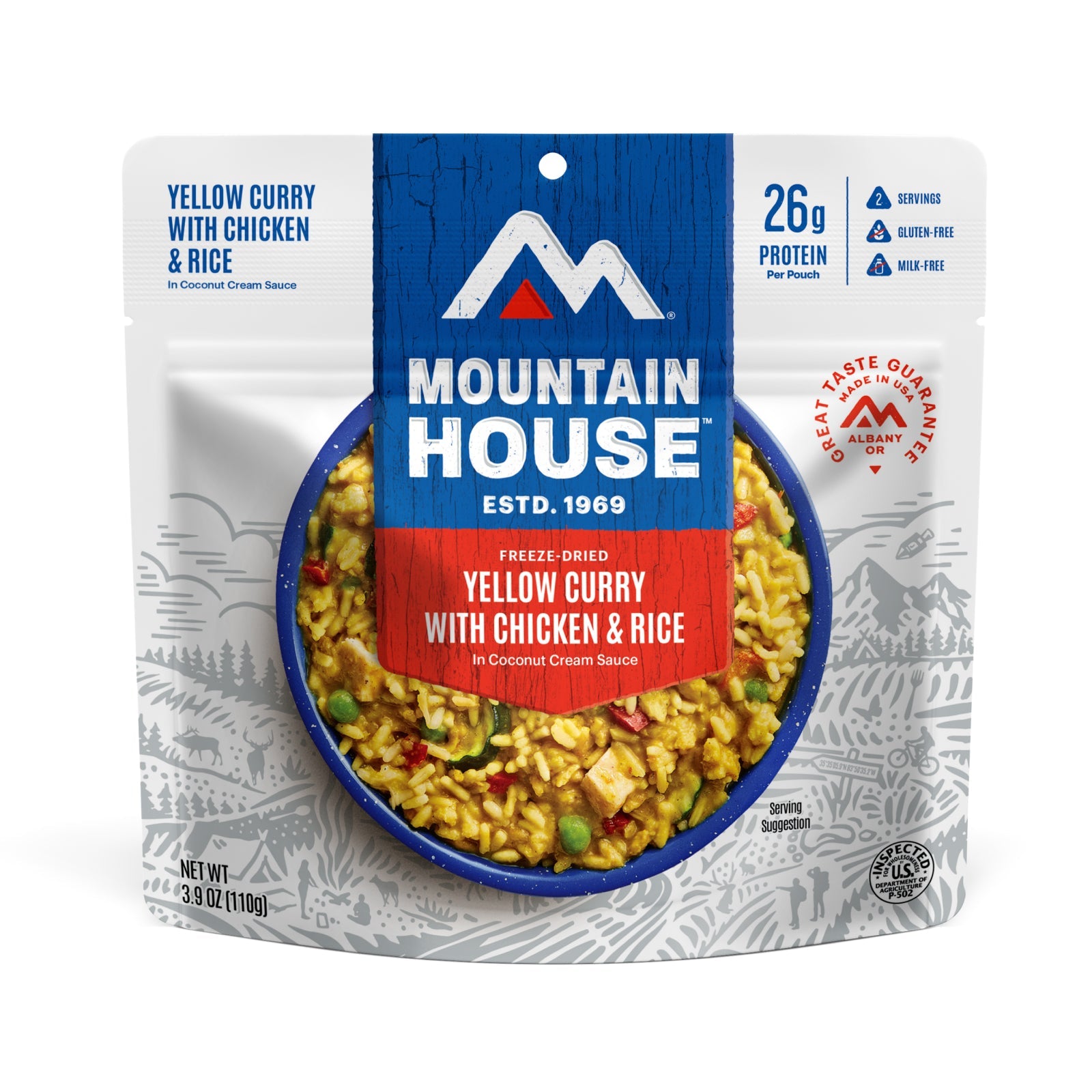 Yellow Curry with Chicken & Rice, Freeze Dried, Mountain House