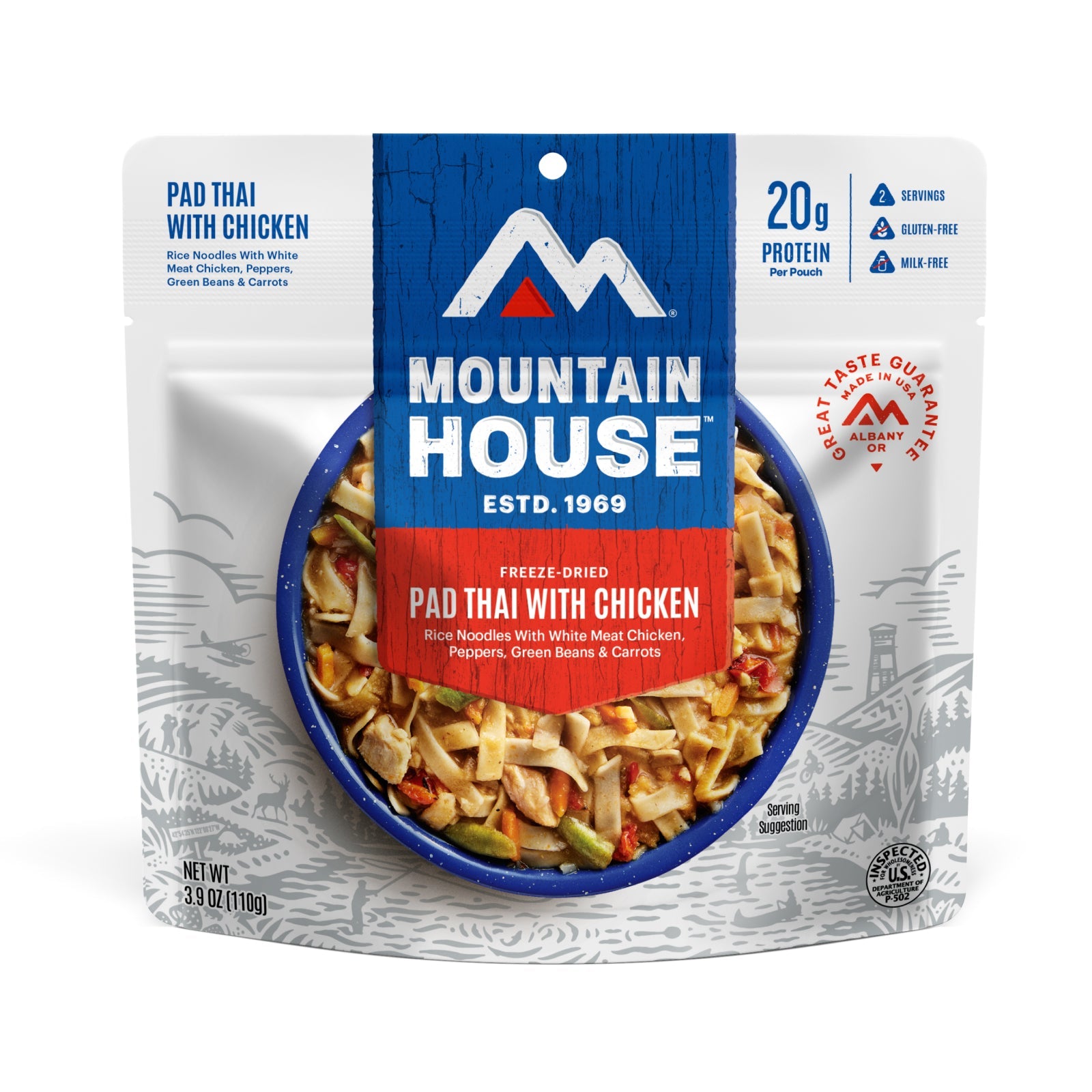 Pad Thai with Chicken, Freeze Dried, Mountain House