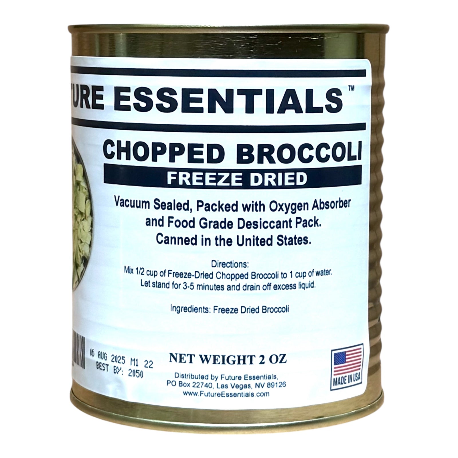Future Essentials Freeze Dried Chopped Broccoli