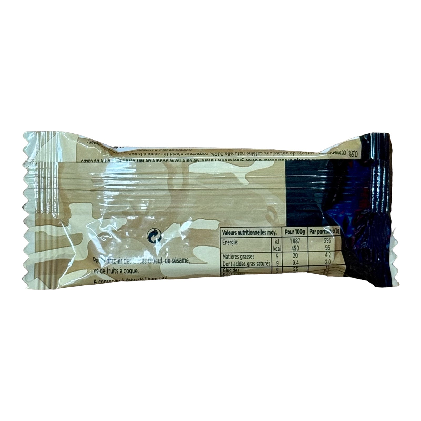 French Military MRE (RCIR) Component - Energy Bar (variety of flavors)