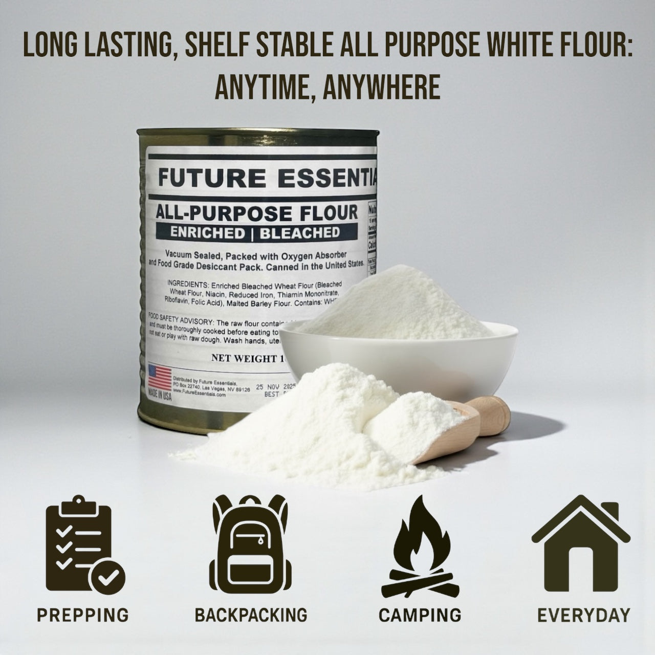 Future Essentials Canned All Purpose White Flour