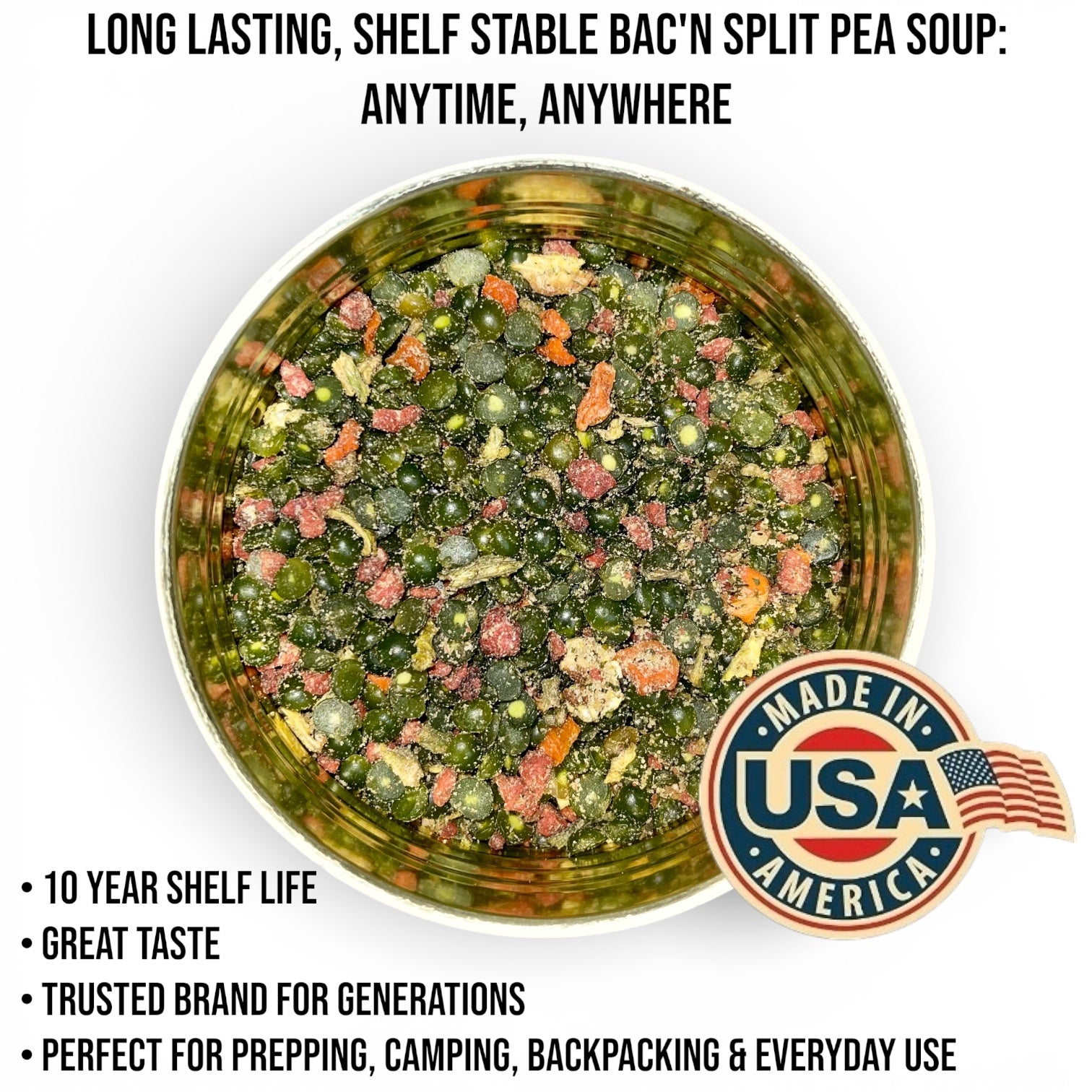 Future Essentials Bacon Split Pea Soup Dry Mix