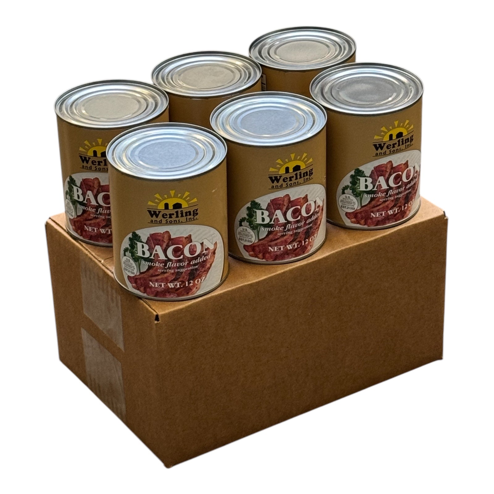 Werling and Sons Canned Bacon (12 oz can)