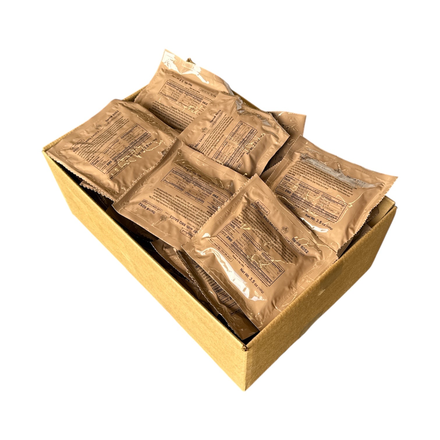 BULK MRE Sandwich - Honey BBQ Beef Pocket Sandwich