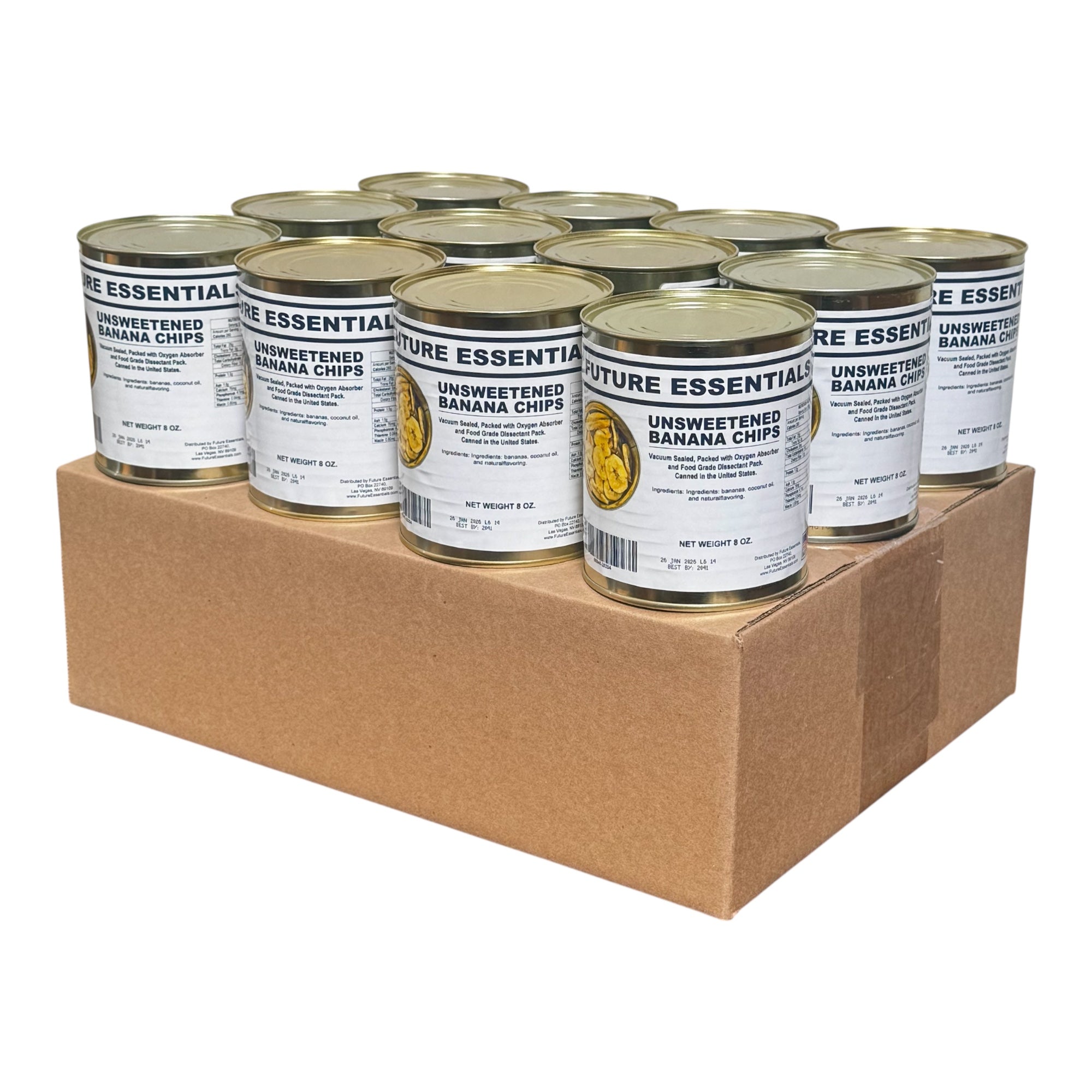 Future Essentials Dehydrated Unsweetened Banana Chips