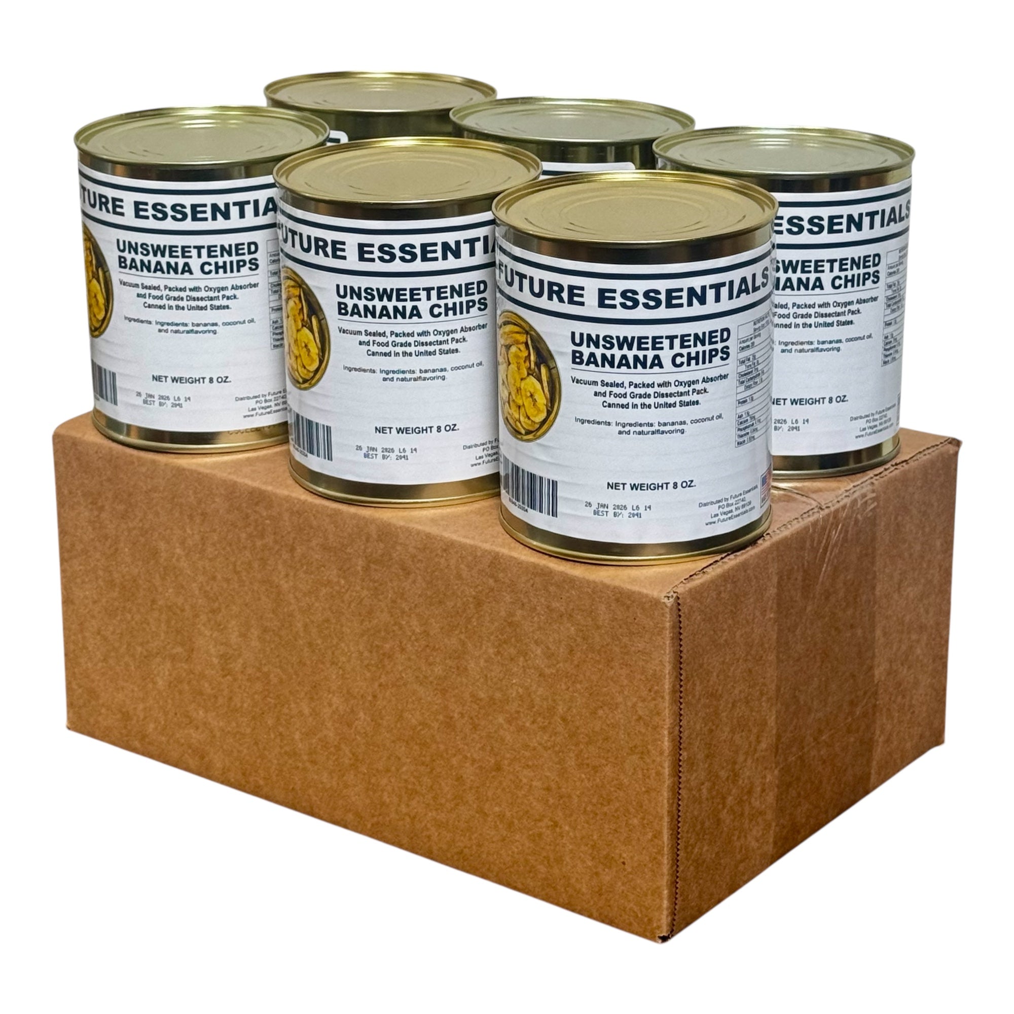 Future Essentials Dehydrated Unsweetened Banana Chips