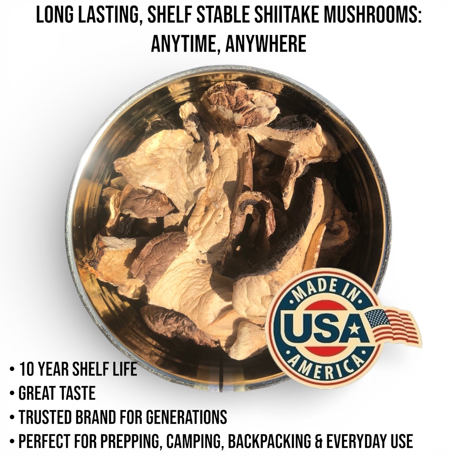 Future Essentials Dehydrated Sliced Shiitake Mushrooms