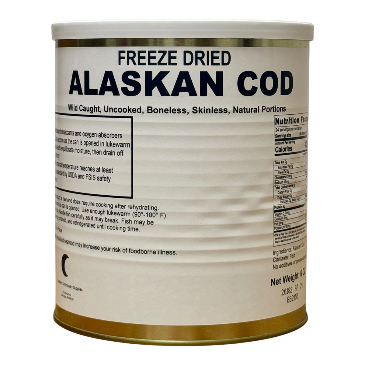 Military Surplus Freeze Dried Alaskan Wild Caught Cod