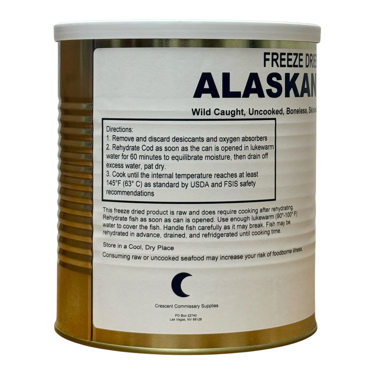 Military Surplus Freeze Dried Alaskan Wild Caught Cod
