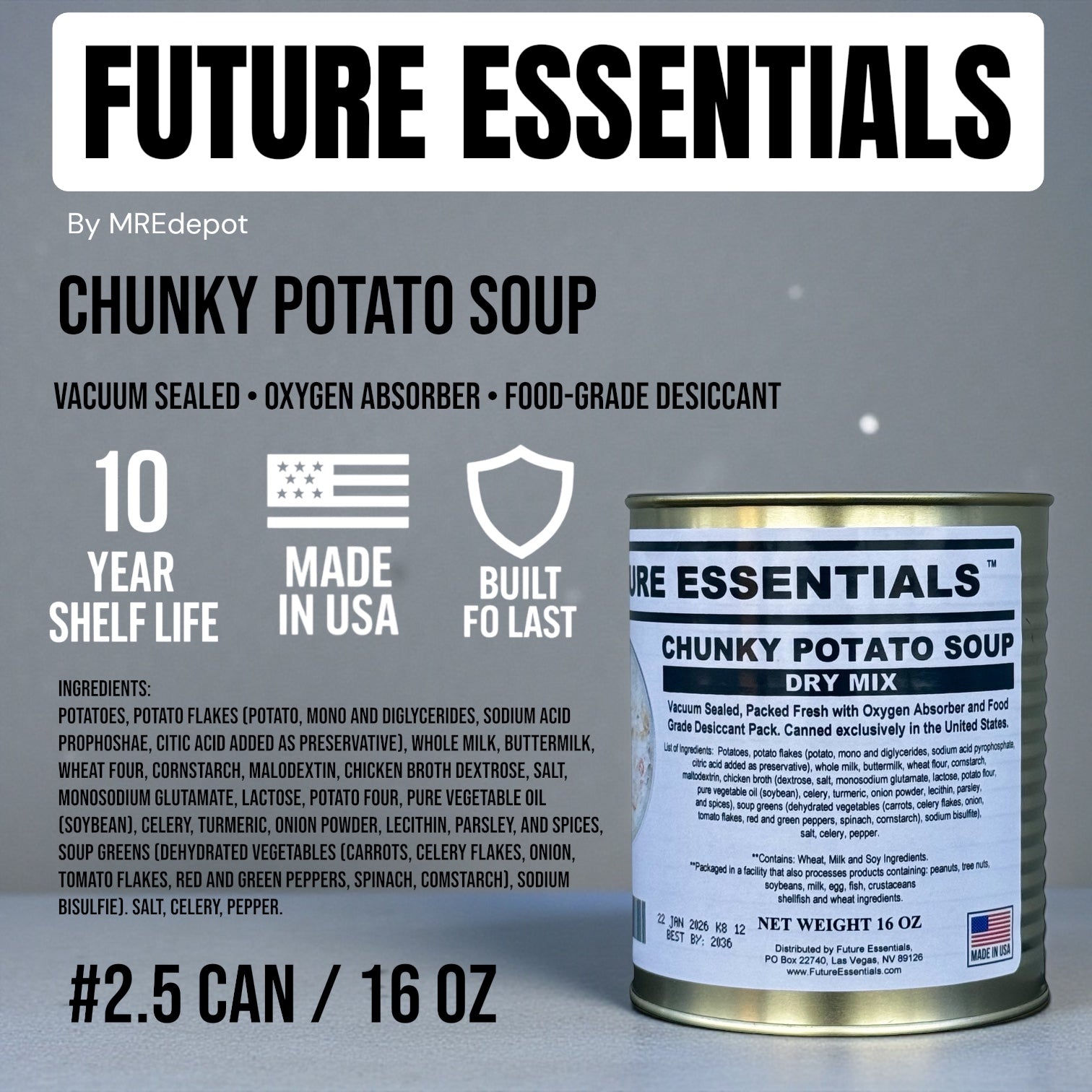 Future Essentials Chunky Potato Soup Mix
