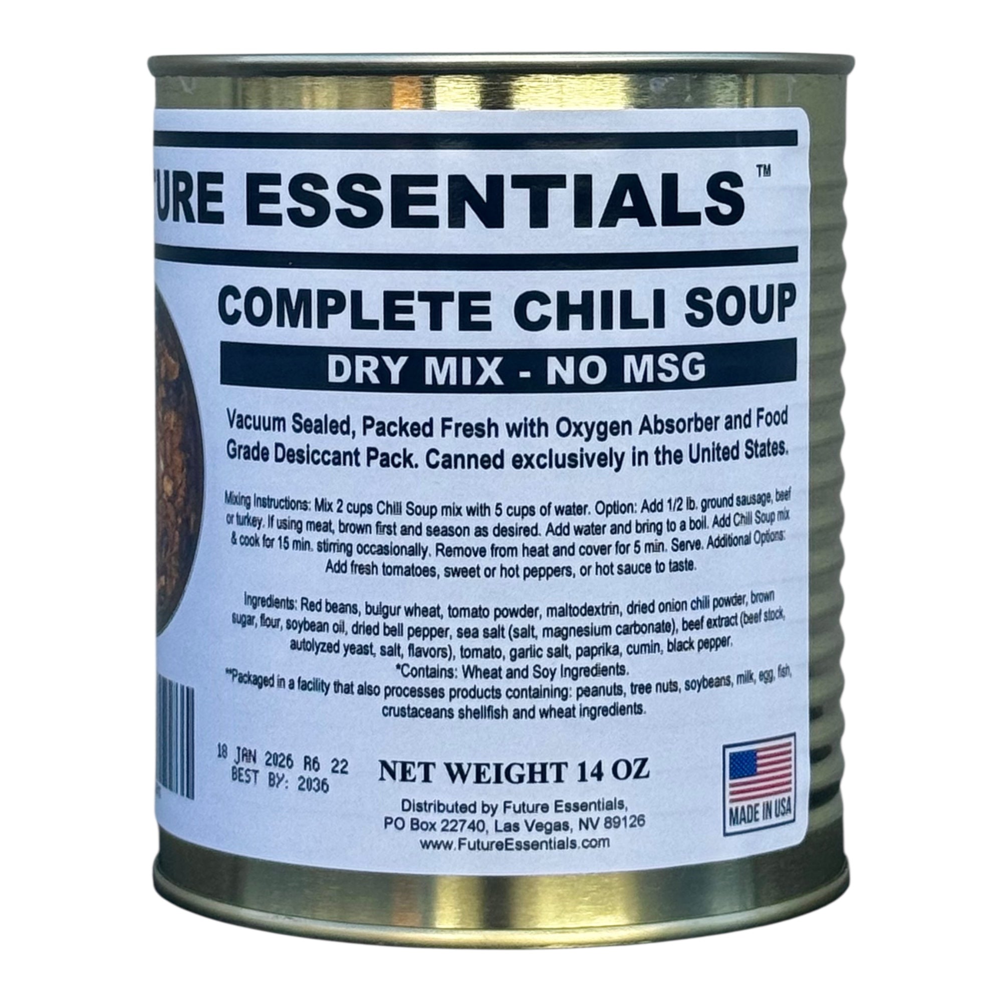 Future Essentials Dry Chili Soup Mix