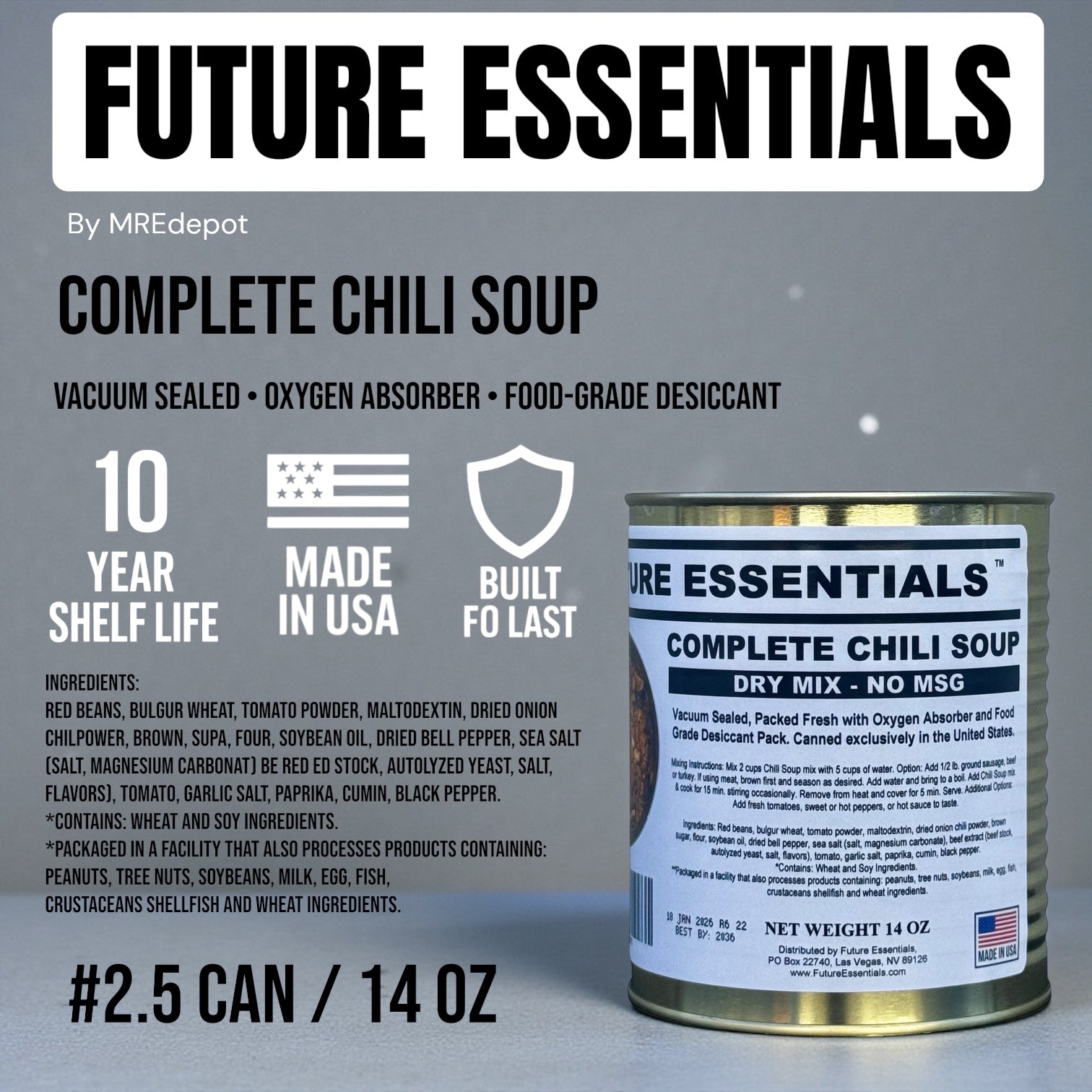 Future Essentials Dry Chili Soup Mix