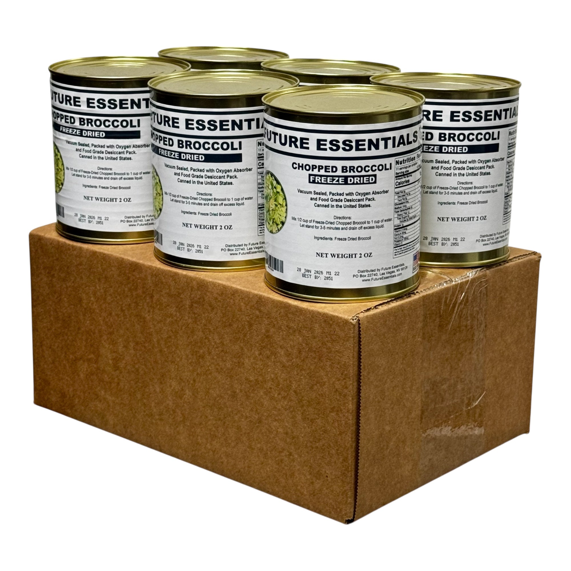 Future Essentials Freeze Dried Chopped Broccoli