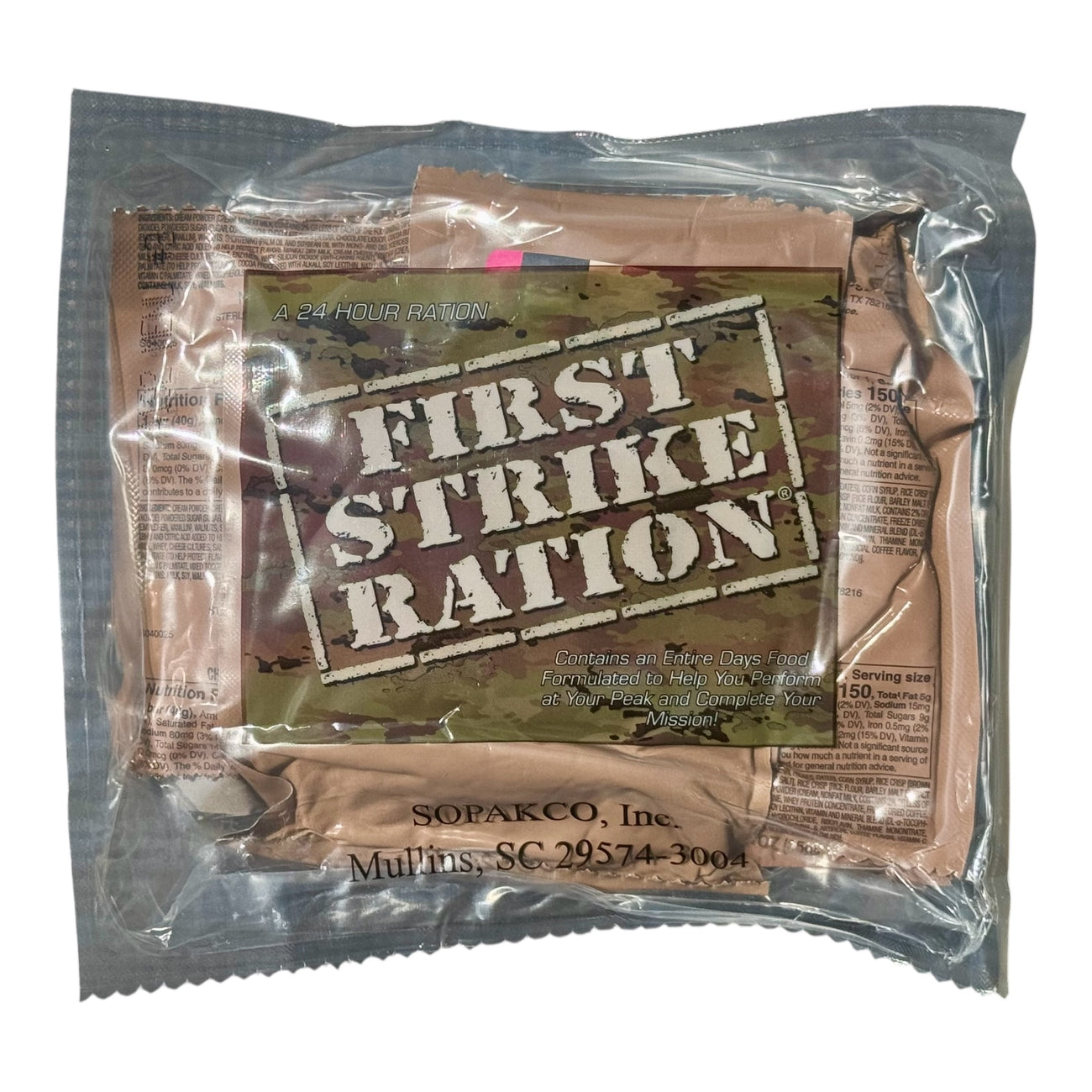 US First Strike 24 Hour Rations (FSR, MRE, MCW)