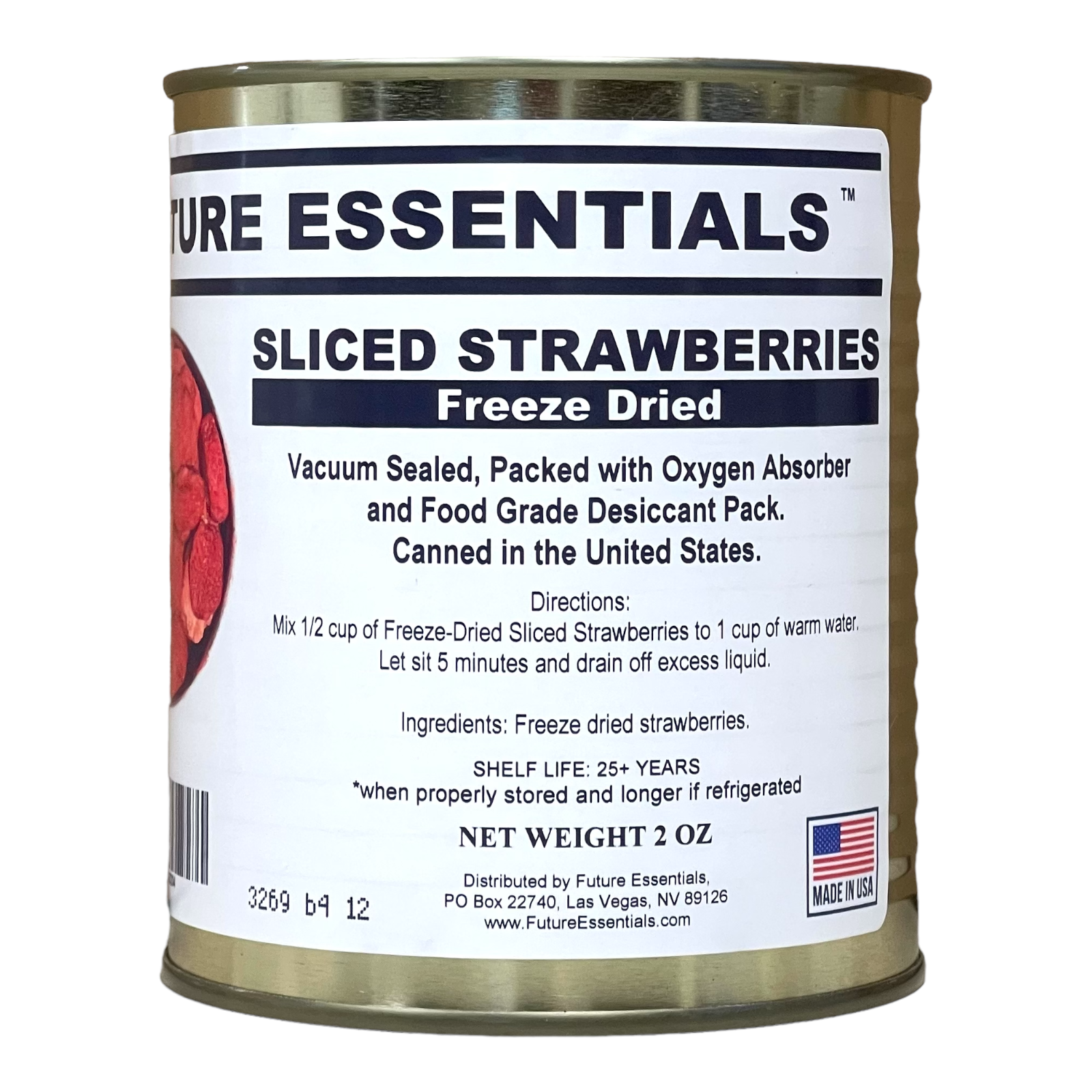 Future Essentials Freeze Dried Sliced Strawberries