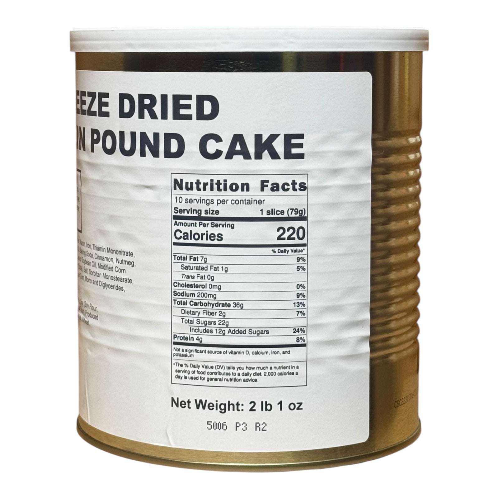 Military Surplus Freeze Dried Pumpkin Pound Cakes