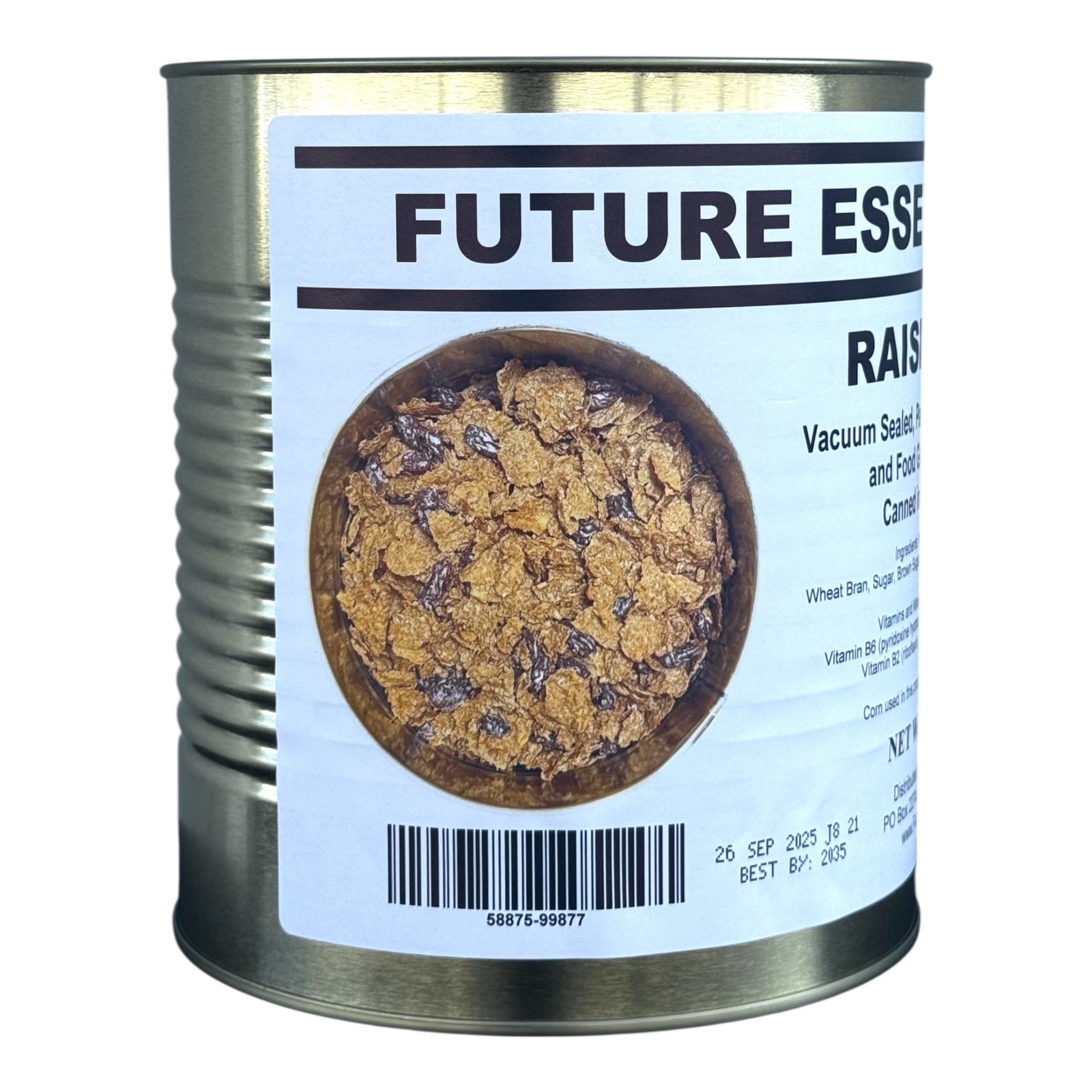 Future Essentials Raisin Bran Cereal, #10 Can
