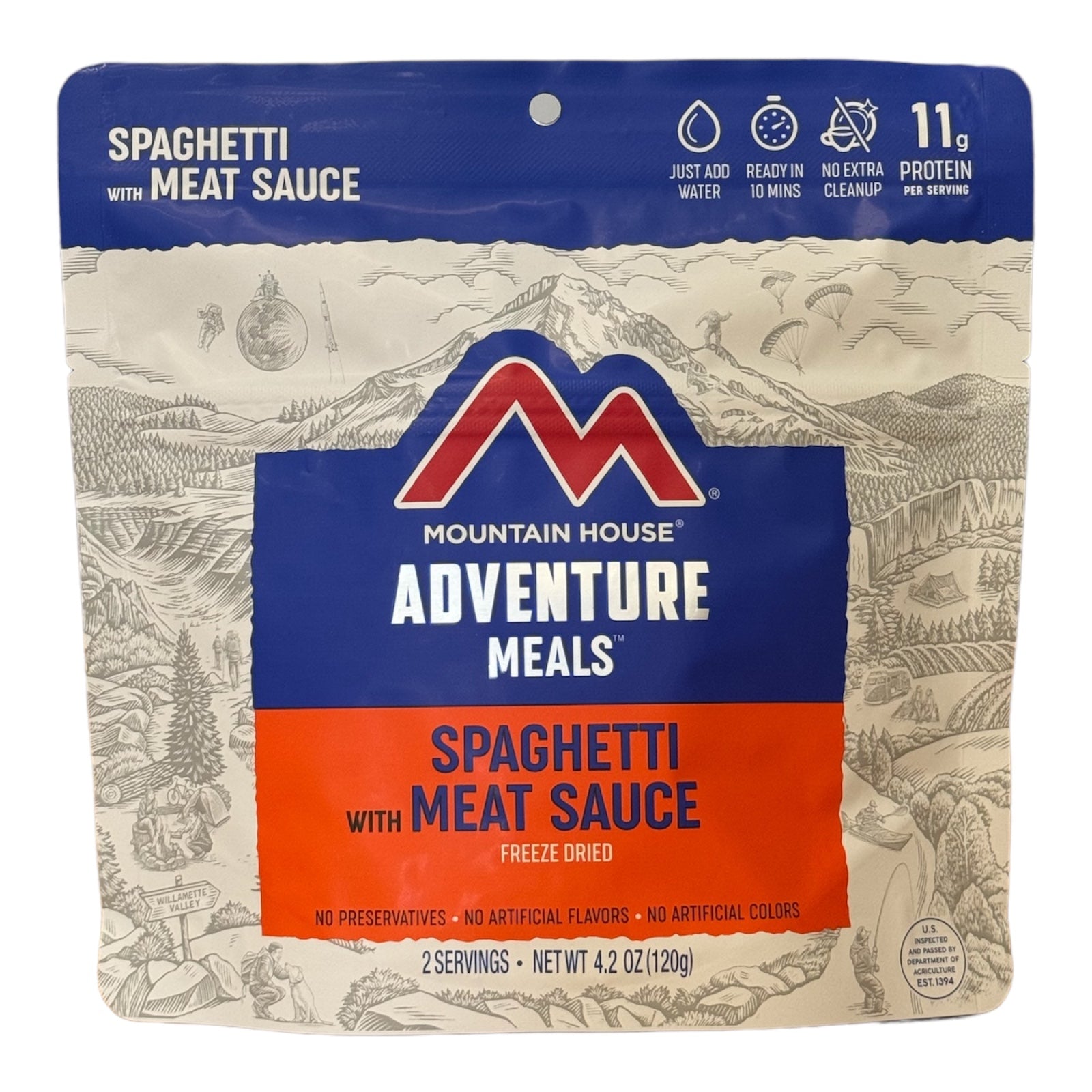 Mountain House Freeze Dried Spaghetti With Meat Sauce