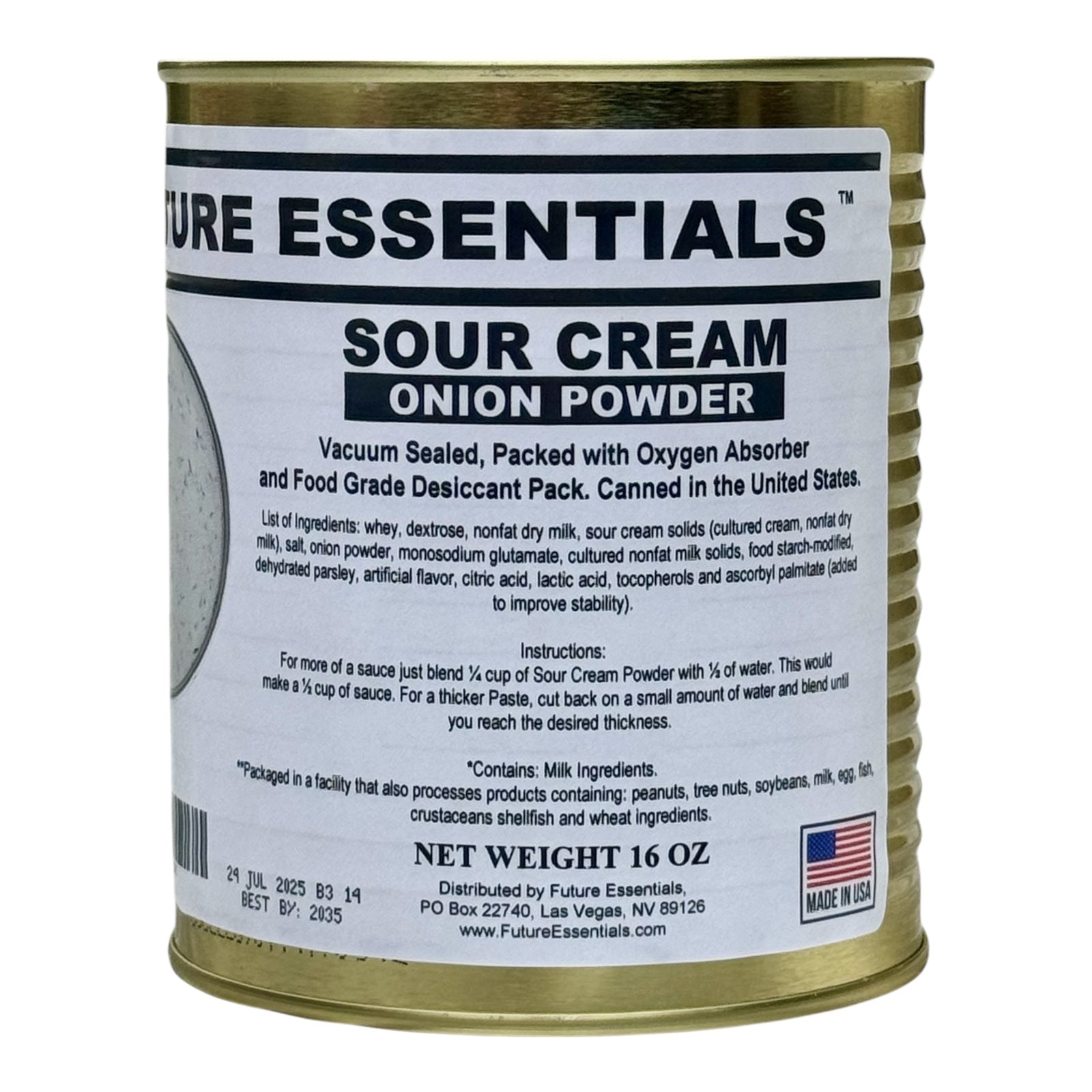 Future Essentials Sour Cream & Onion Powder
