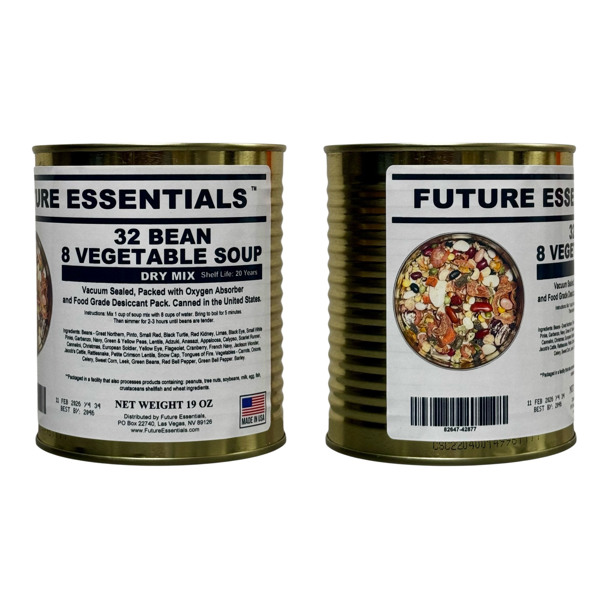 Future Essentials 6-Flavor Canned Soup Variety Pack (2 Cans Each)