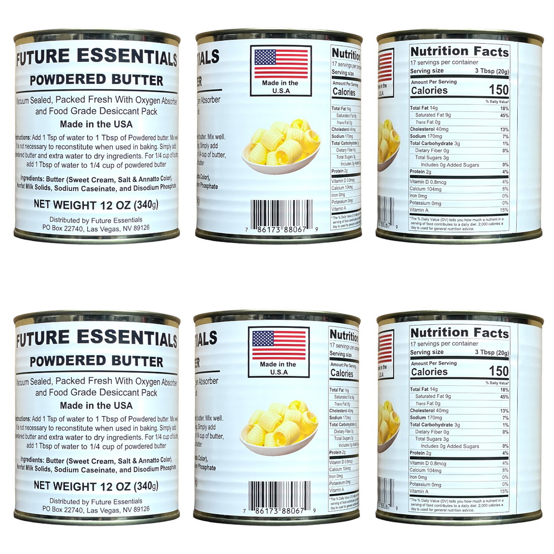 Future Essentials Canned Powdered Butter MREdepot