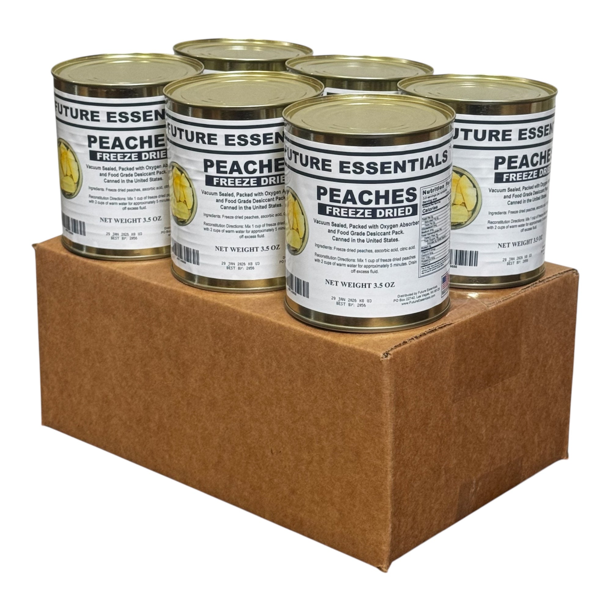 Future Essentials Freeze Dried Sliced Peaches