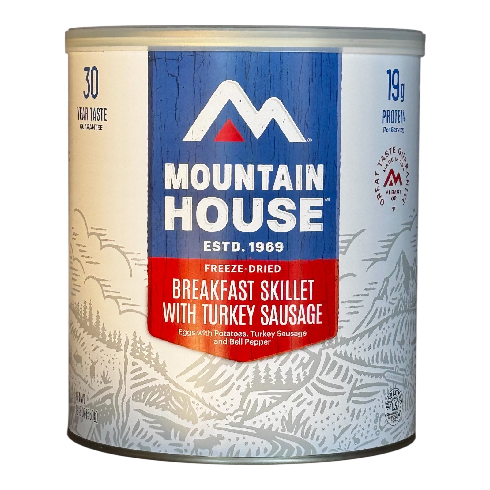 Freeze Dried Breakfast Skillet with Turkey Sausage by Mountain House, #10 Can