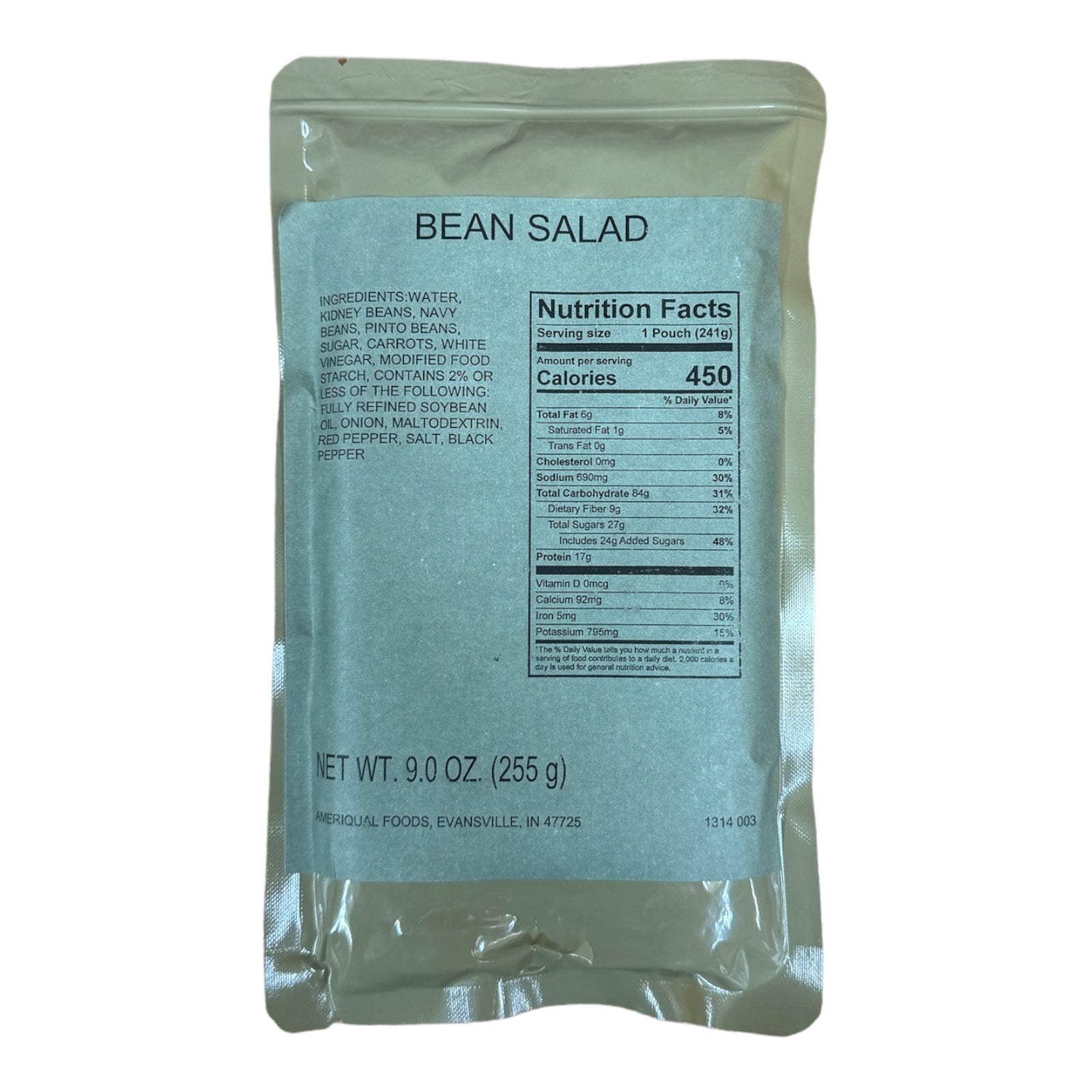MRE Entree - Bean Salad