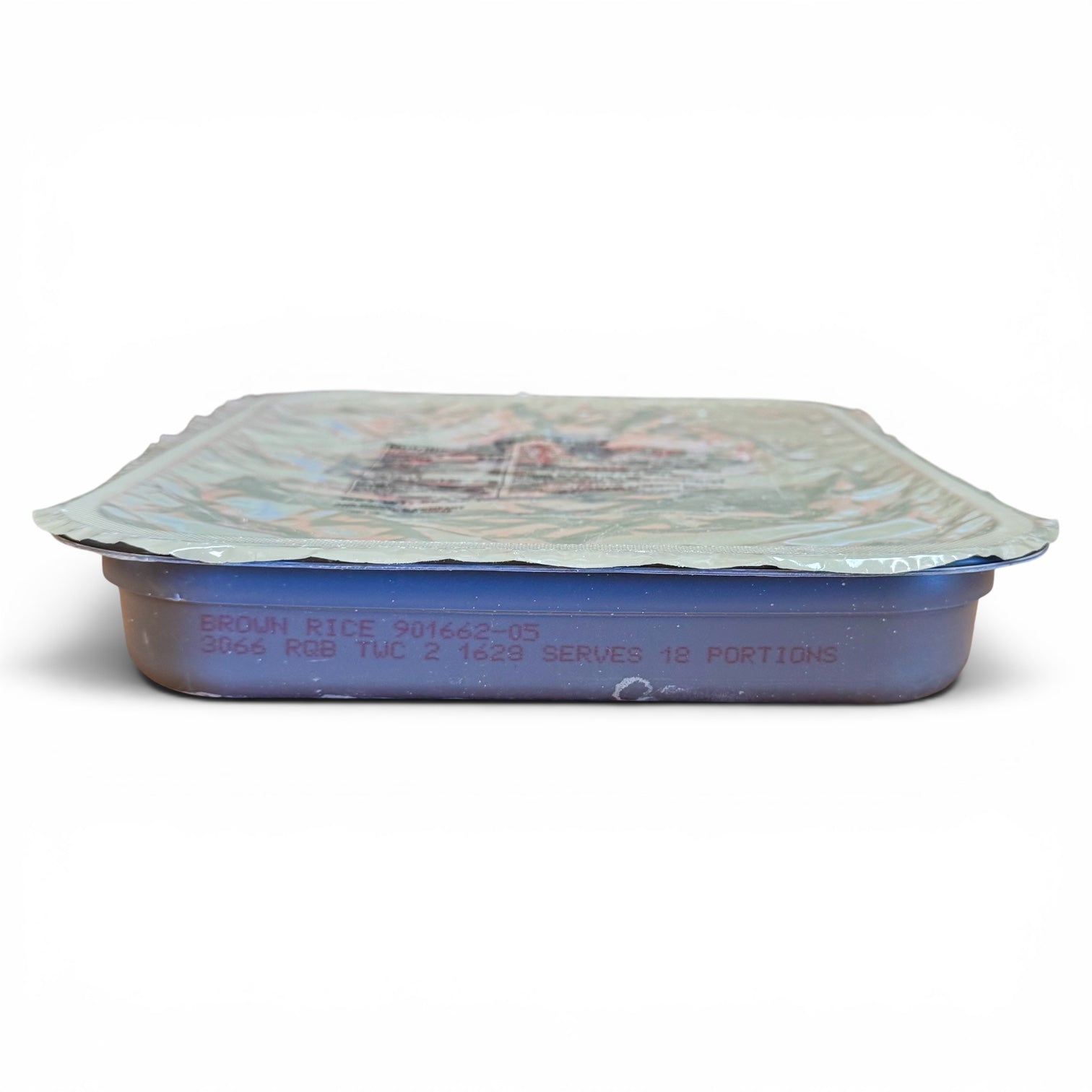 Military MRE Tray Pack, Brown Rice, Ready to Eat (UGR Component)