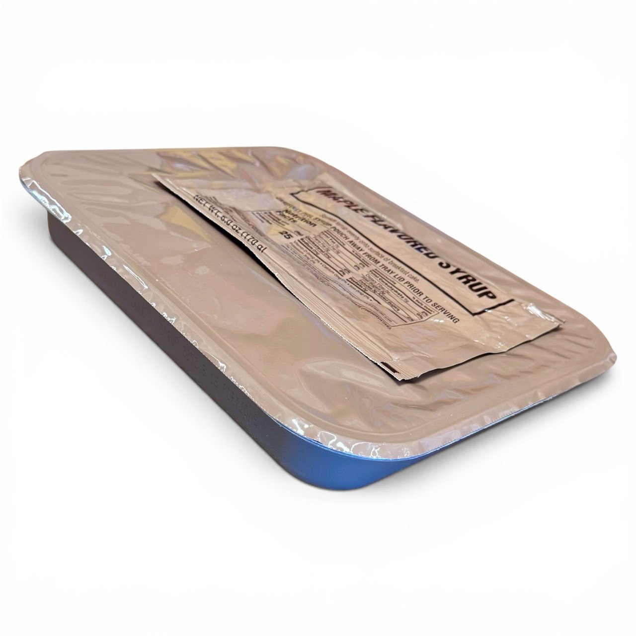Military MRE Tray Pack, Breakfast Cake with Maple Syrup, Ready to Eat (UGR Component)