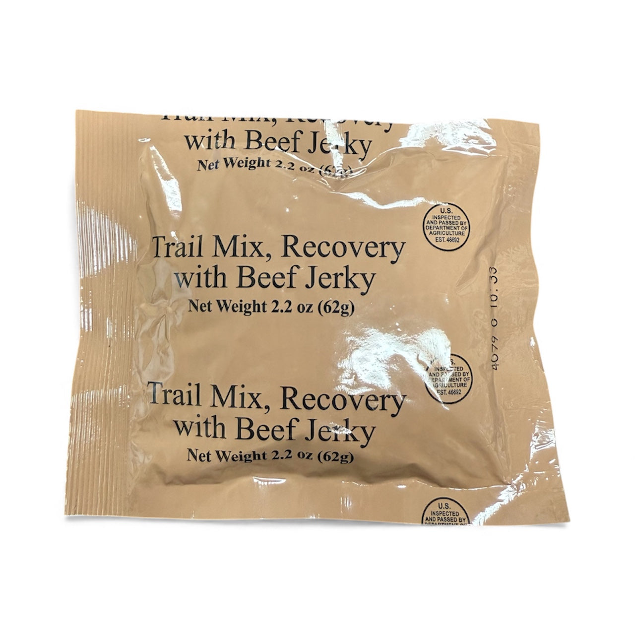 MRE Snack - Recovery Trail Mix with Beef Jerky (Trans Fat Free)