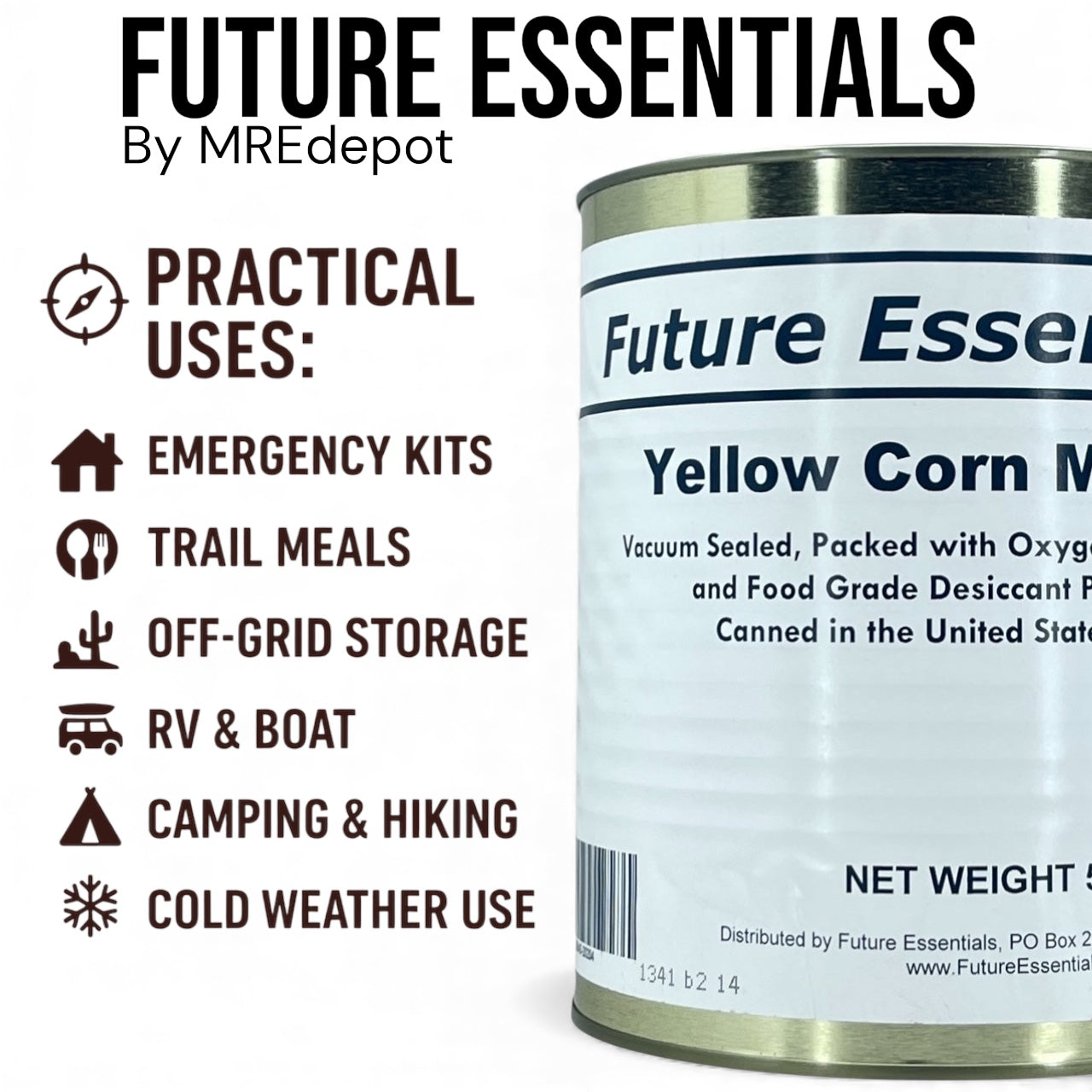 Future Essentials Yellow Corn Meal #10 Can