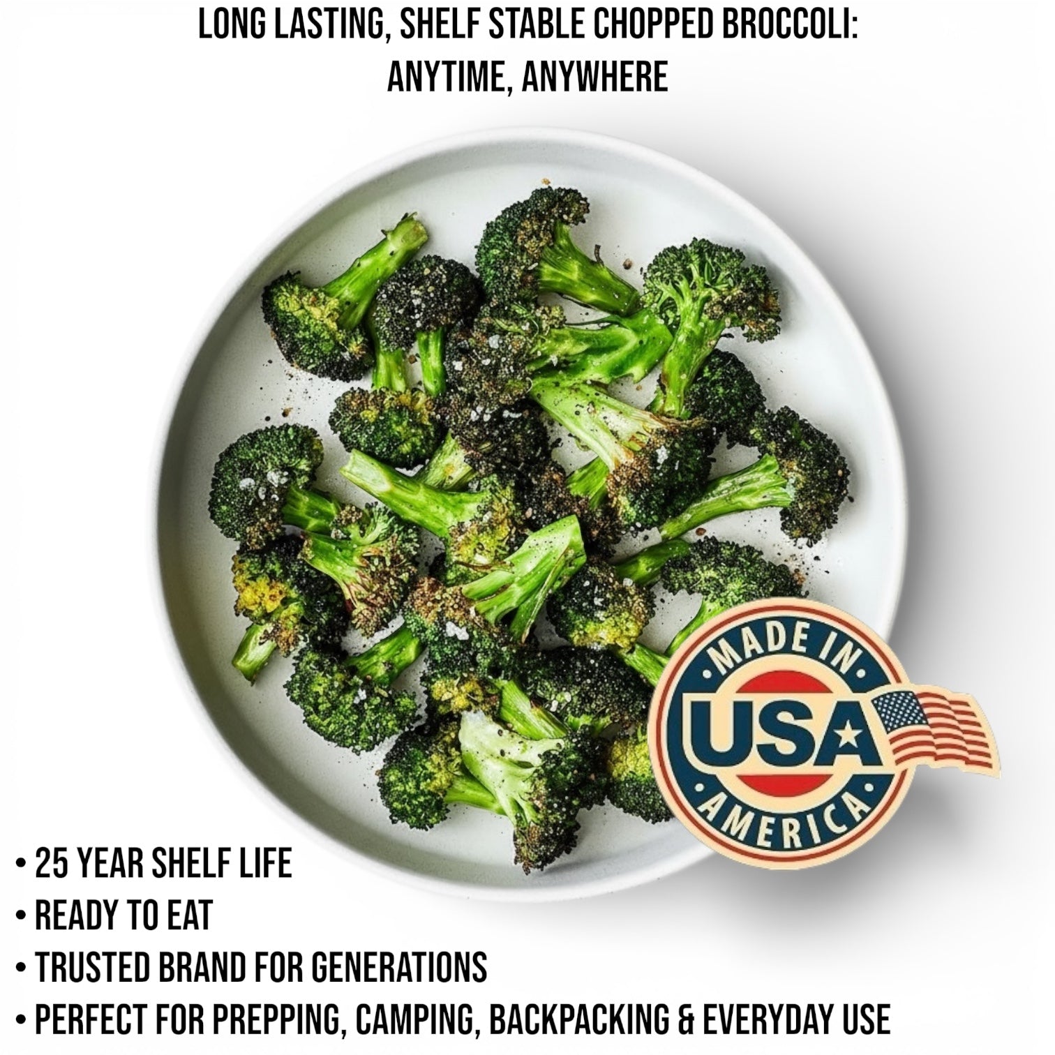 Future Essentials Freeze Dried Chopped Broccoli