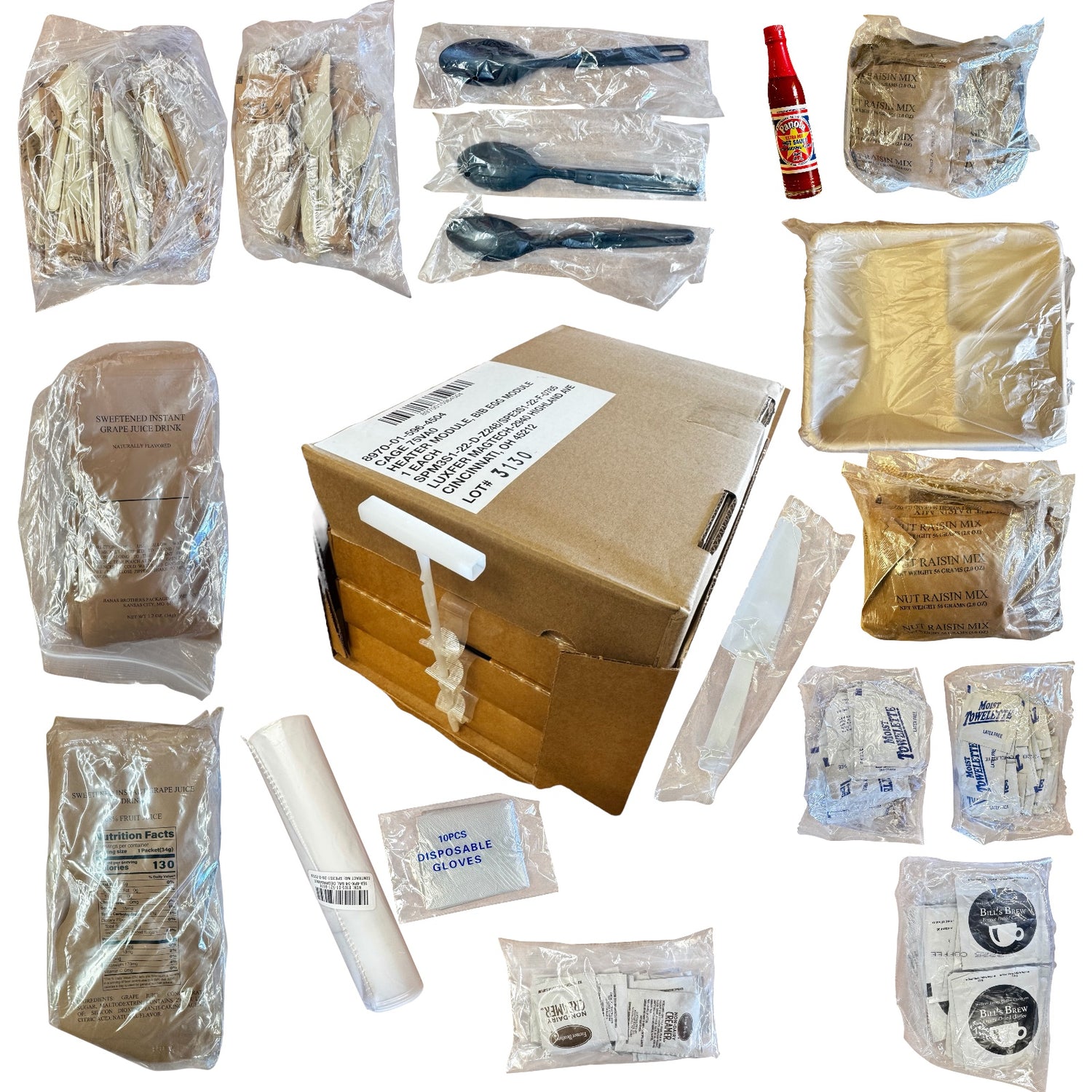 Unitized Group Ration (UGR-E); Full Ration for 18 people, US Military