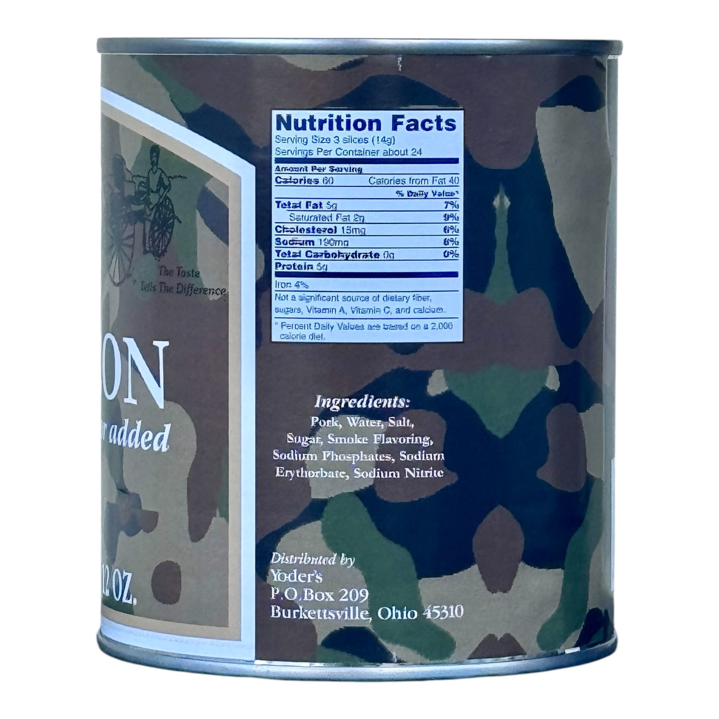 Yoder's Original Canned Bacon (10 year shelf life) - 12 oz per can