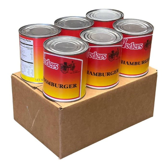 Canned Yoder's Hamburger (Ground Beef)