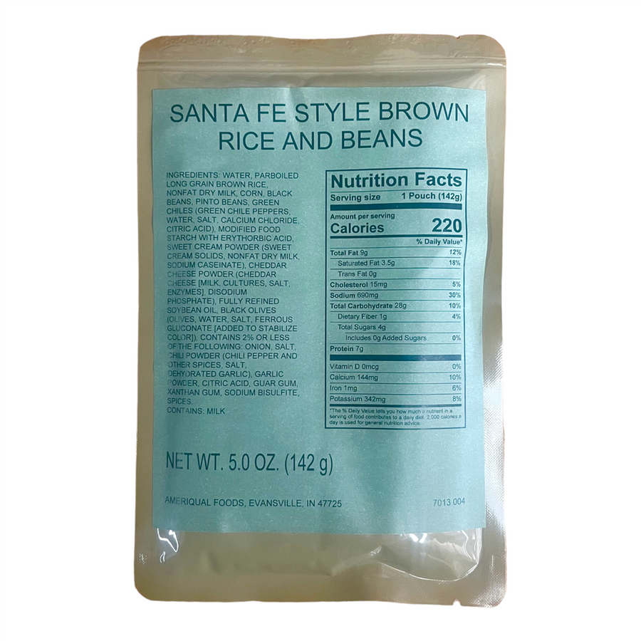 MRE Santa Fe Rice and Beans
